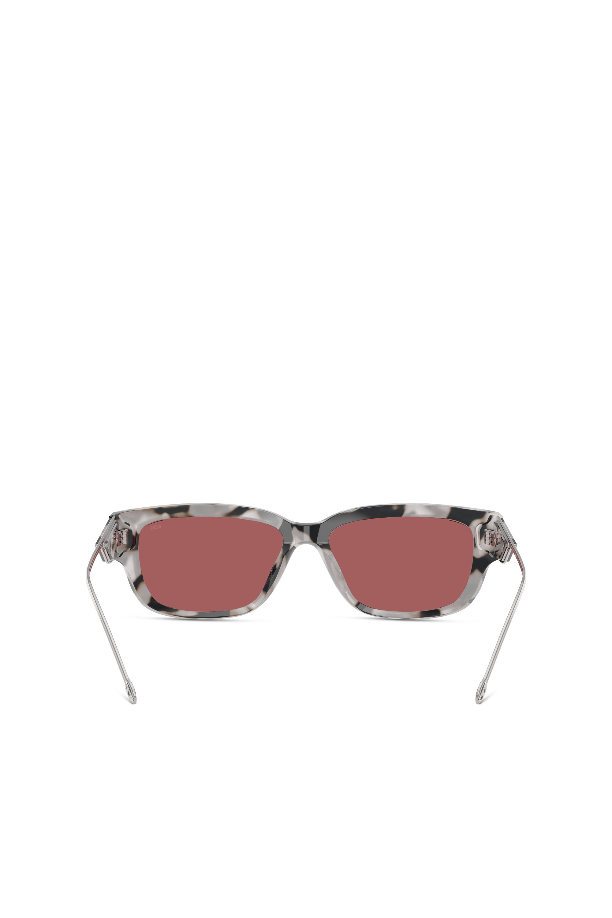 Diesel - 0DL2002 SIZE 56, Unisex's Rectangle sunglasses in Red - 3