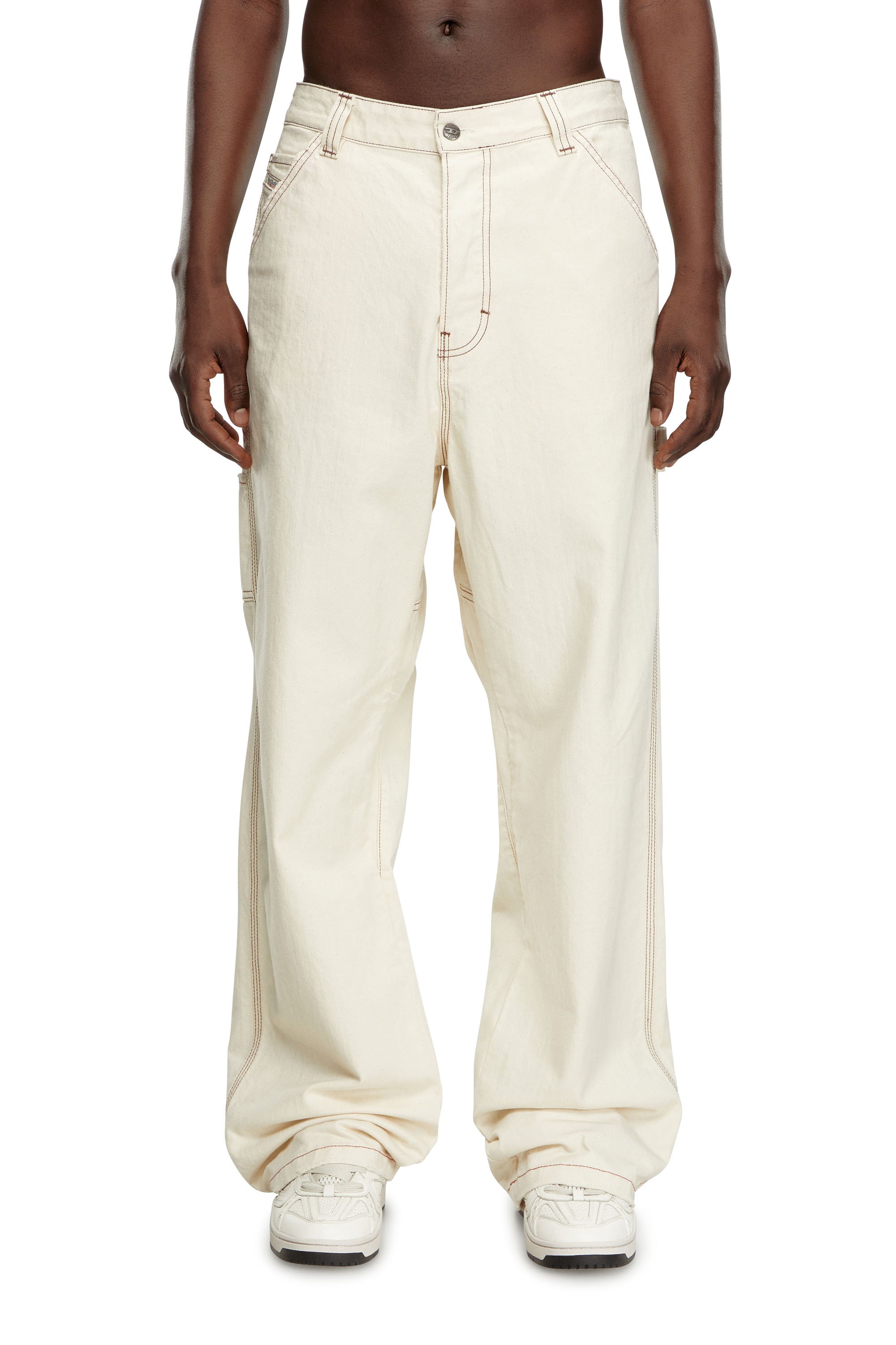 Diesel - Man Straight Jeans D-Livery 0GRDQ, White - Image 1
