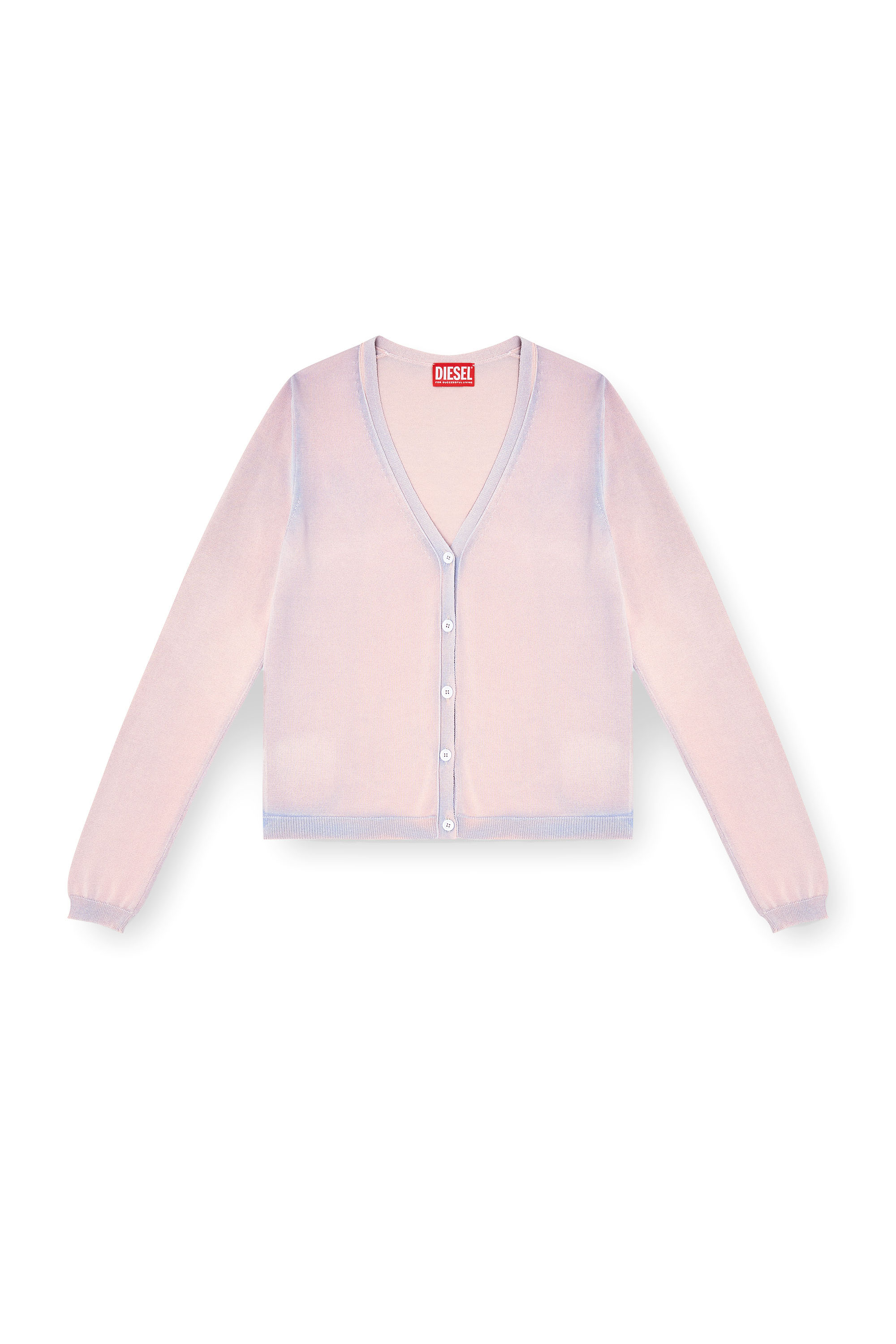 Diesel - M-VITTA, Cardigan dégradé Donna in Rosa - 2