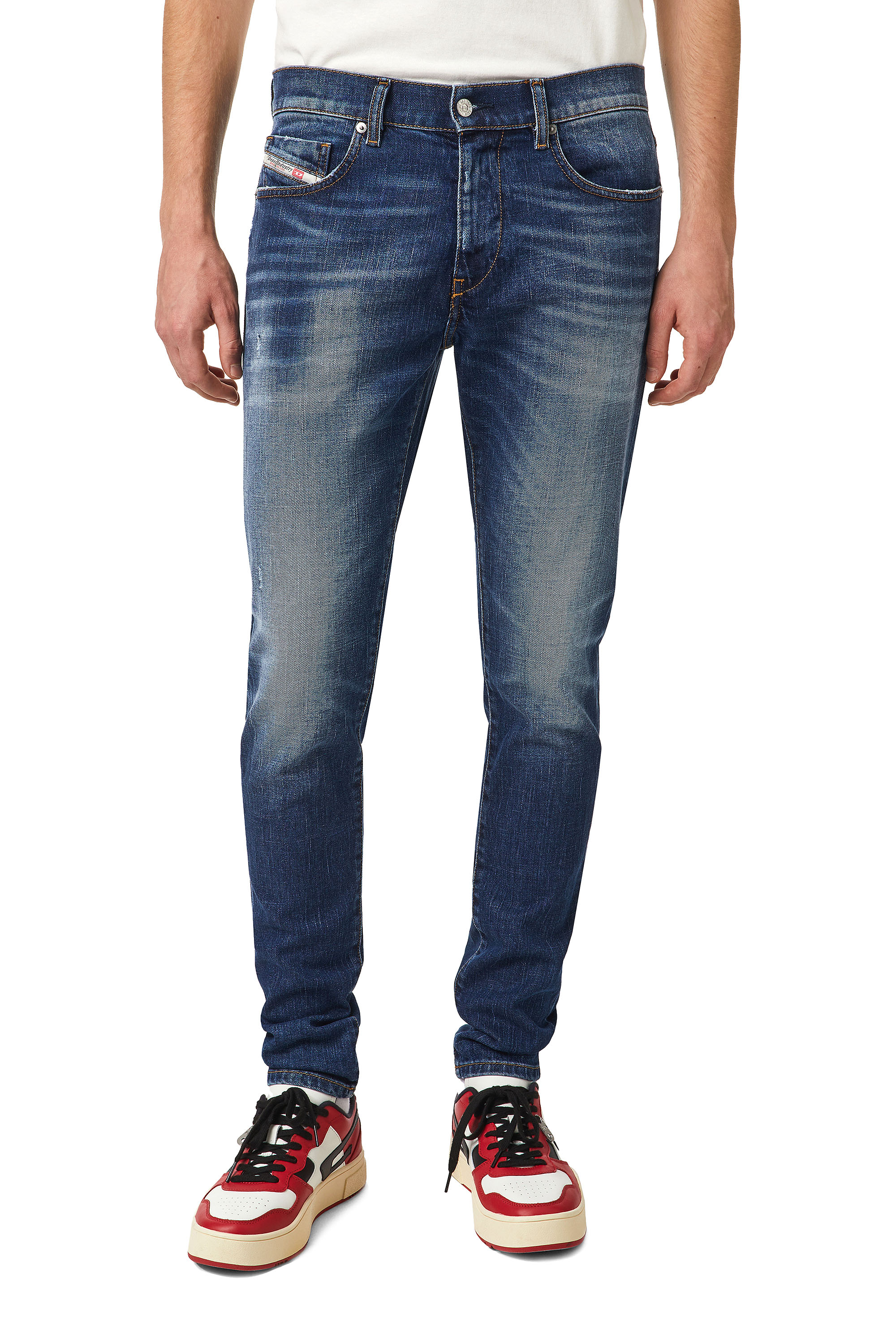 D-Strukt 09A92, Blu medio - Jeans