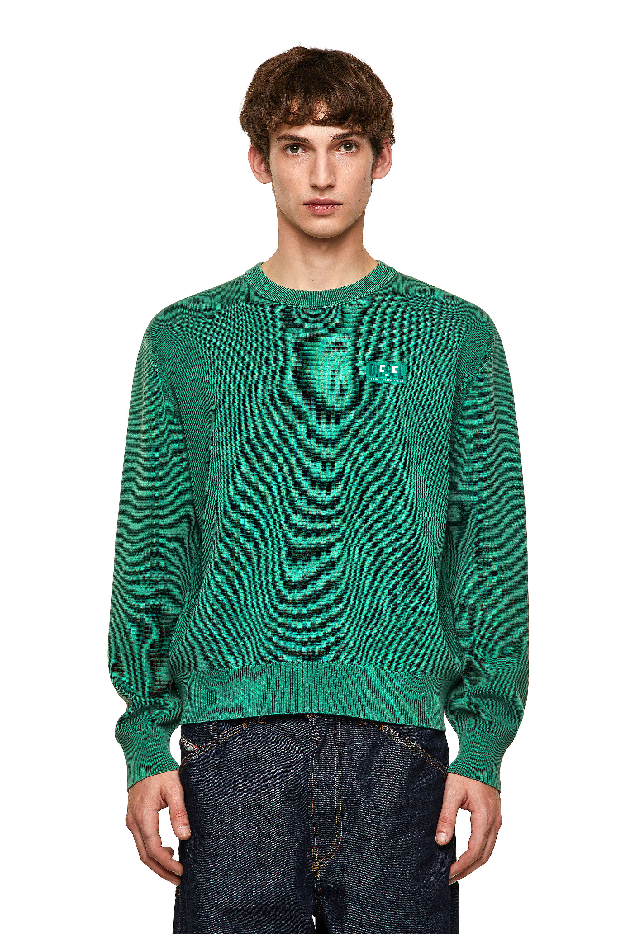 K-JERSEY, Vert Foncé - Pull Maille