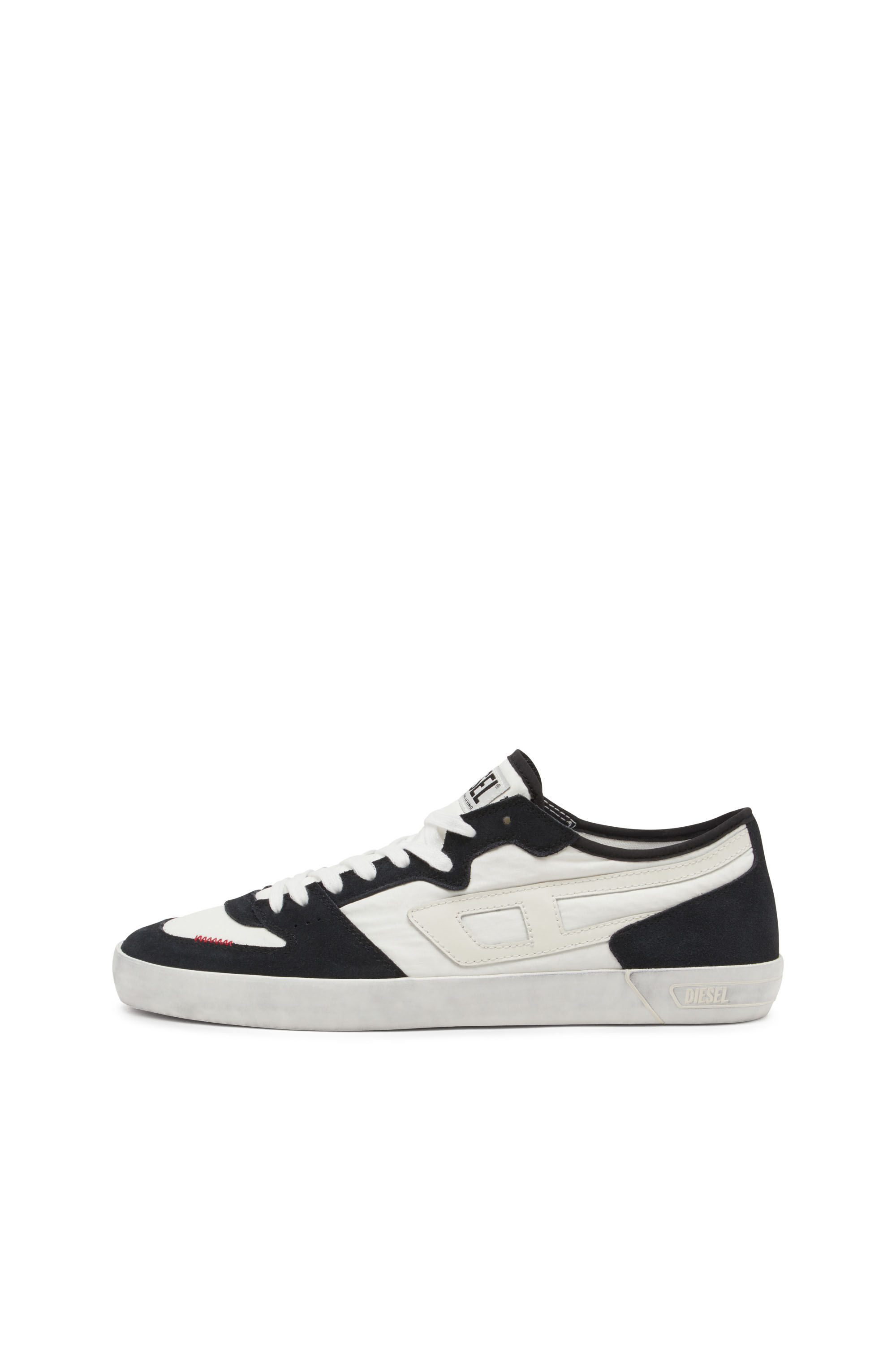 Diesel - S-LEROJI D-1 LOW, S-Leroji D-Sneaker in ripstop imbottito e suede Uomo in Multicolor - 7