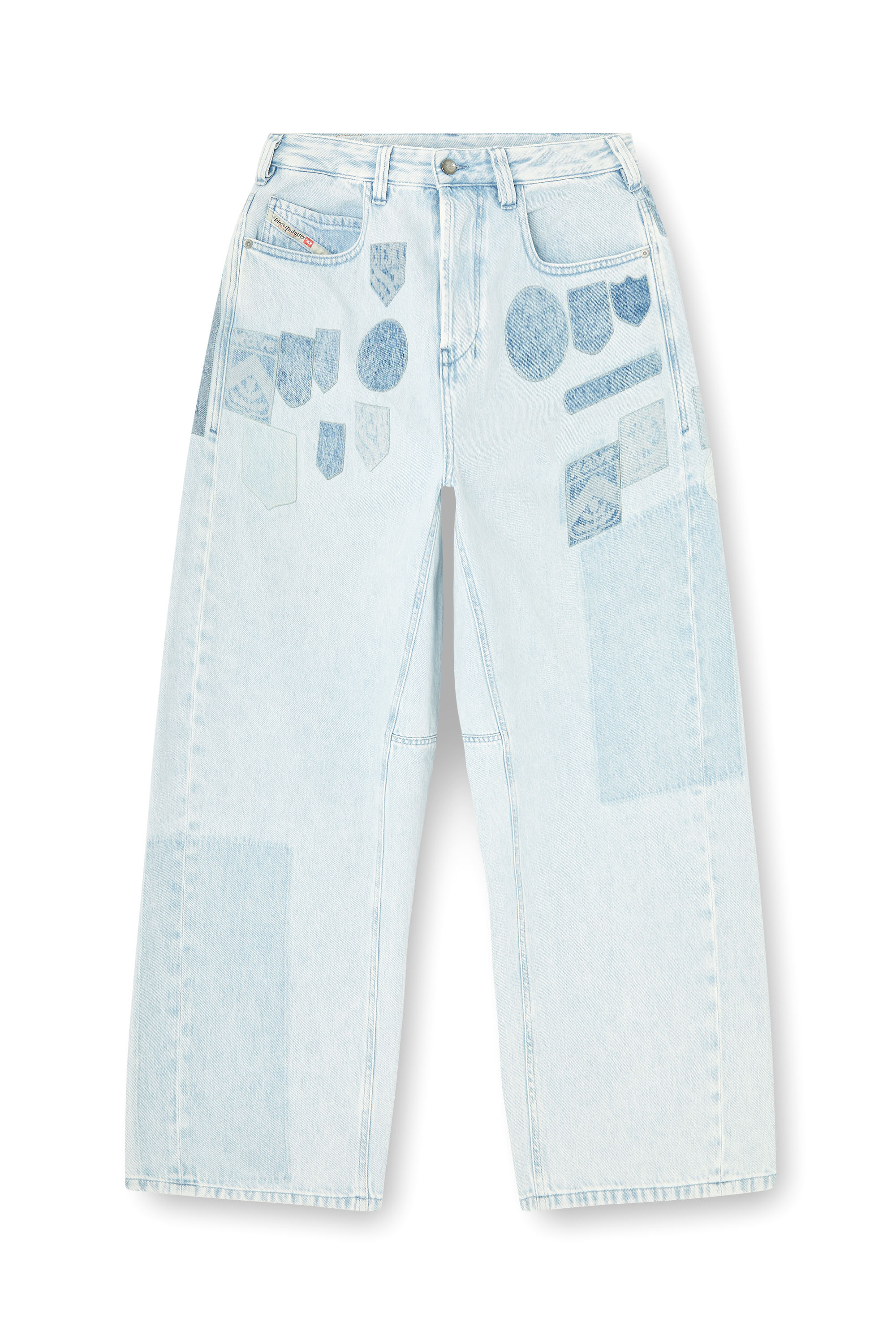Diesel - Relaxed Jeans 1997 D-Enim-M 0IFBQ Unisex, Blu Chiaro - Image 8