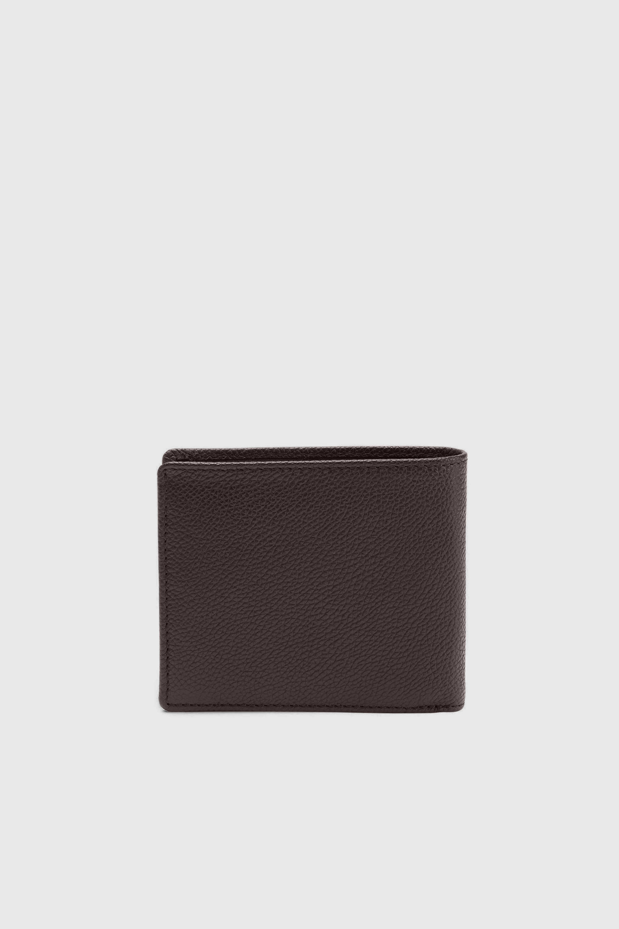 Diesel - BI FOLD COIN S, Portefeuille &agrave; deux volets en cuir grain&eacute; Homme in Marron - 2