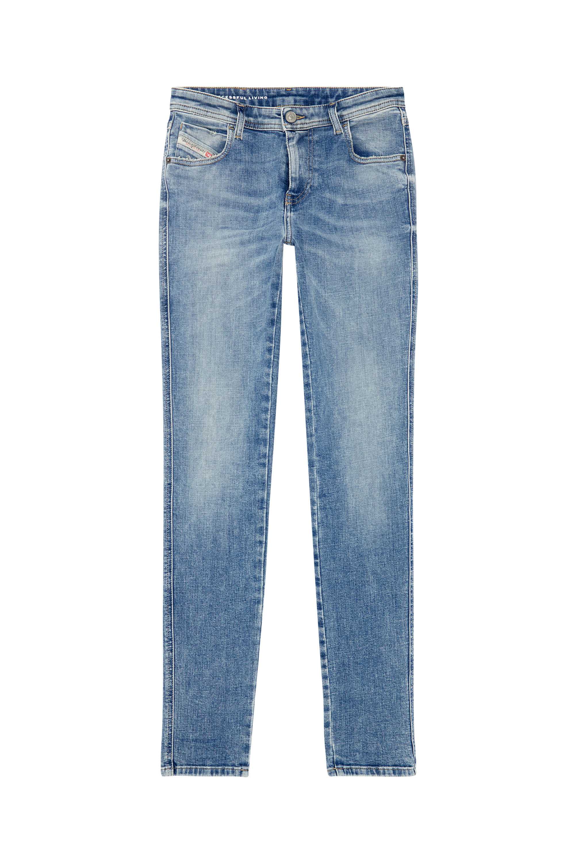 Diesel - Skinny Jeans 2015 Babhila 09J21, Blu Chiaro - Image 5