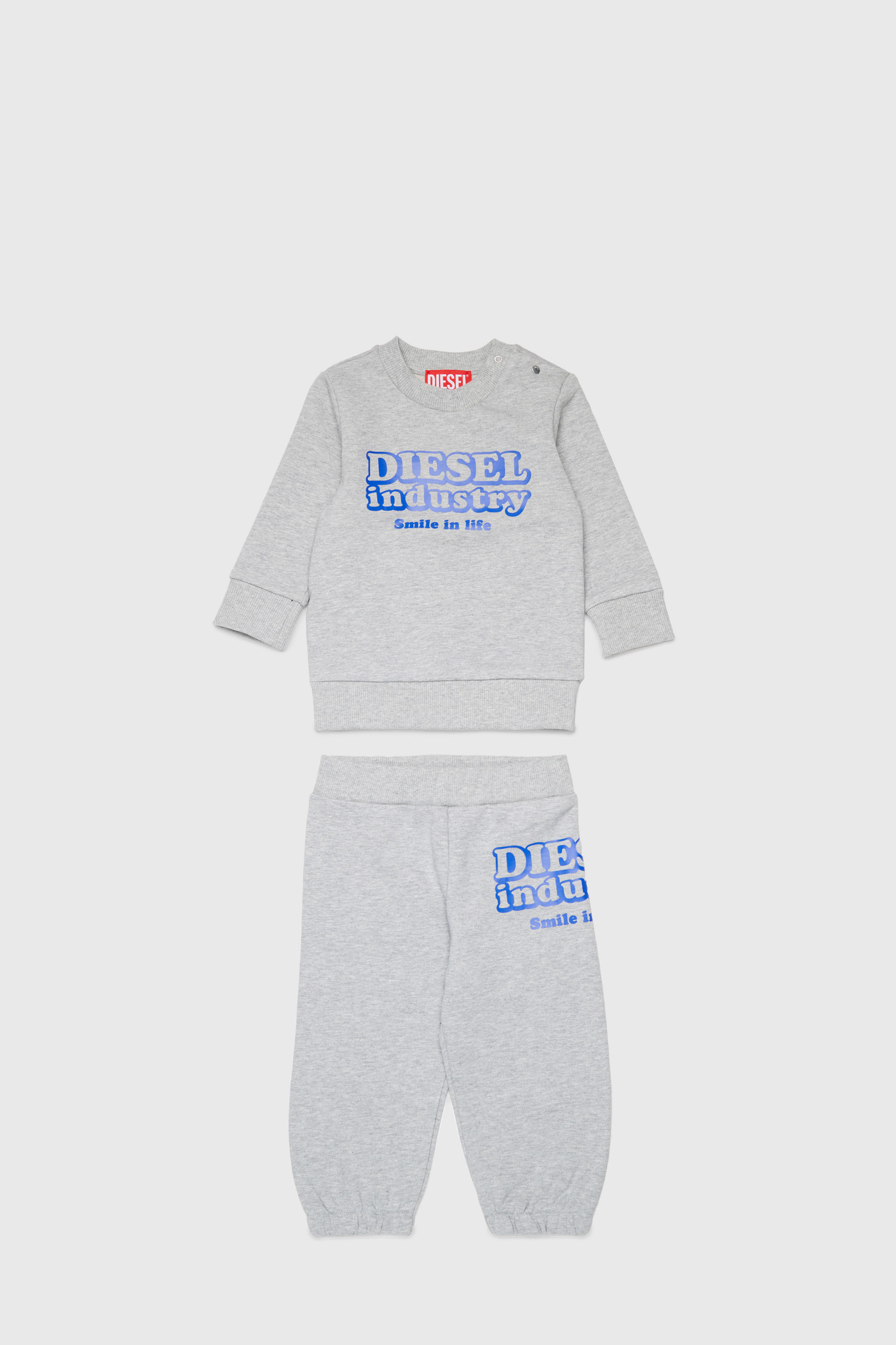 Diesel - SLODIMB-SET, Set tuta in cotone con stampa Diesel Industry Unisex in ToBeDefined - 1
