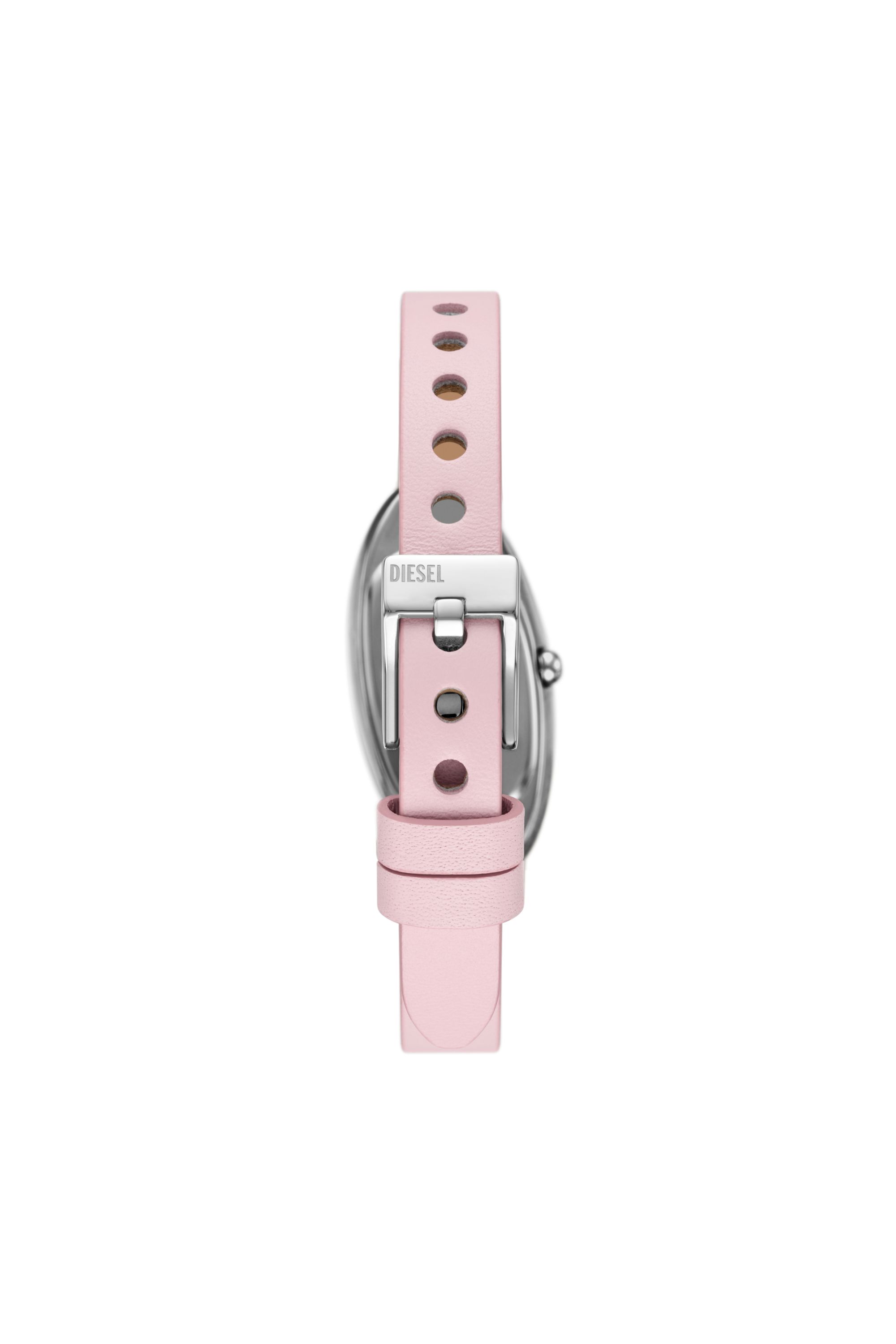 Diesel - DZ5621 WATCH, Orologio D-Era con cinturino in pelle Donna in Rosa - 2