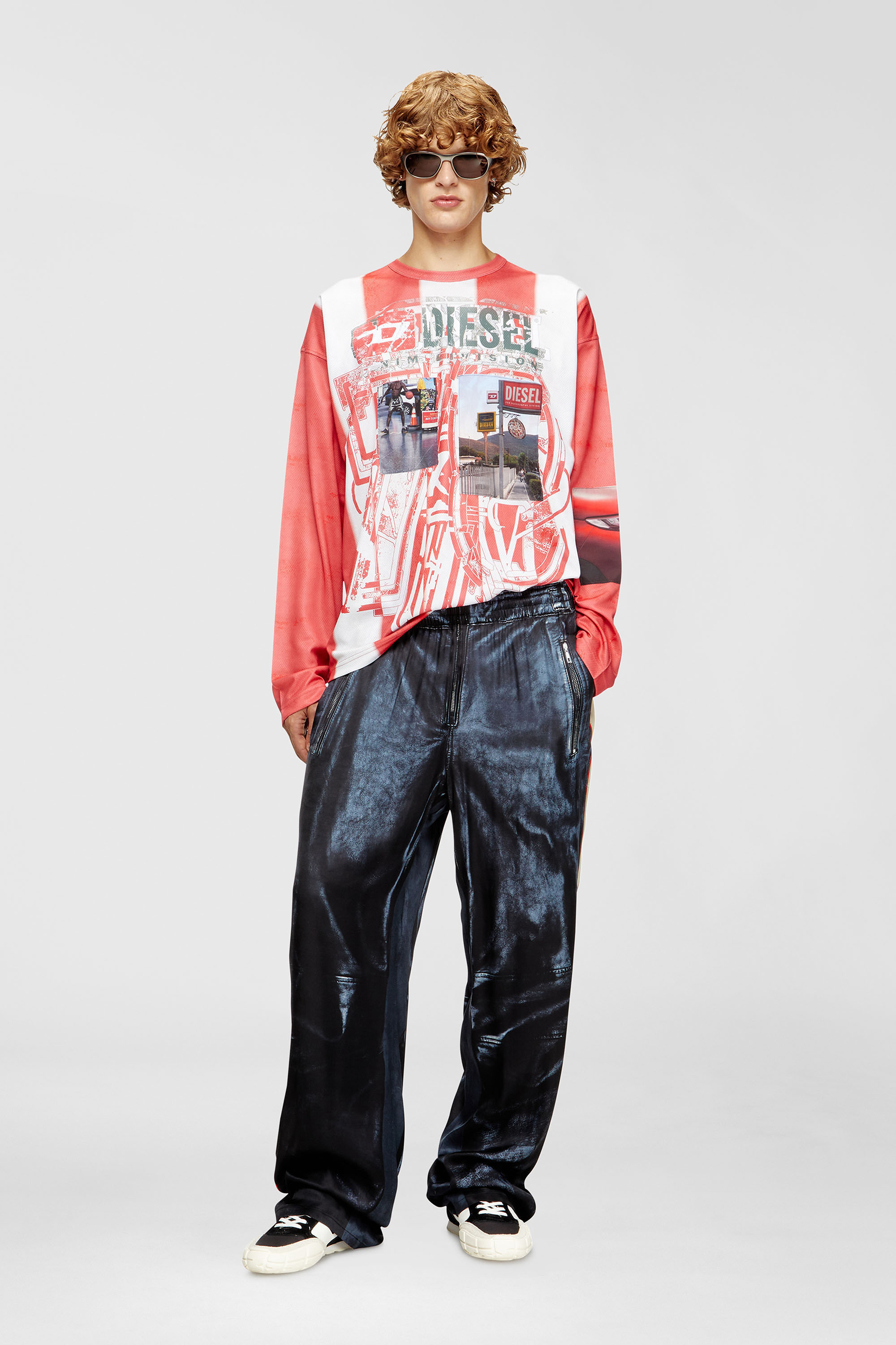 Diesel - S-PAGODHA LOW, S-Pagodha-Sneaker in pelle, suede e ripstop Uomo in Multicolor - 7
