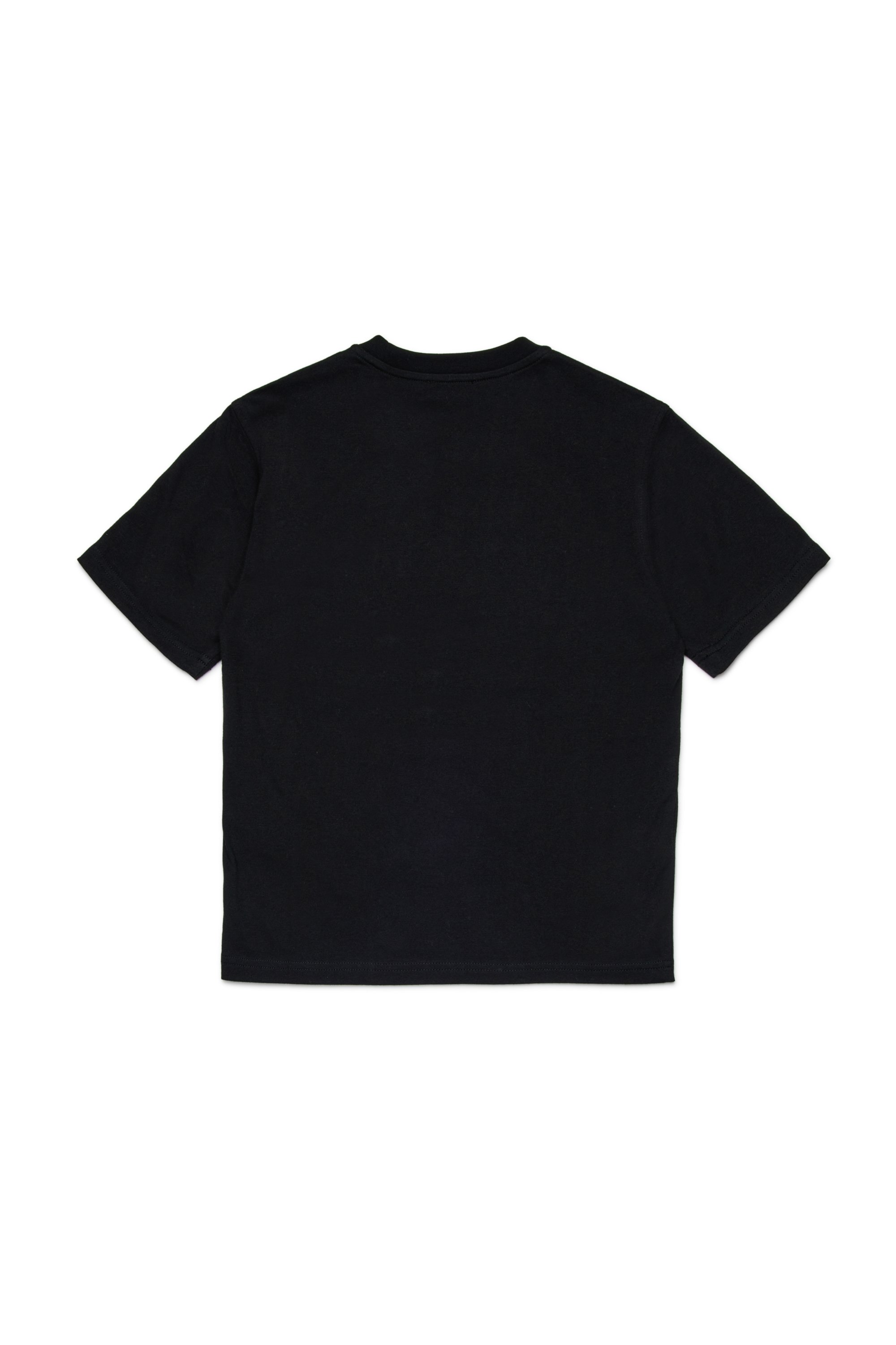 Diesel - TBOXTK3 OVER, T-shirt cotone con stampa grafica Uomo in Nero - 2