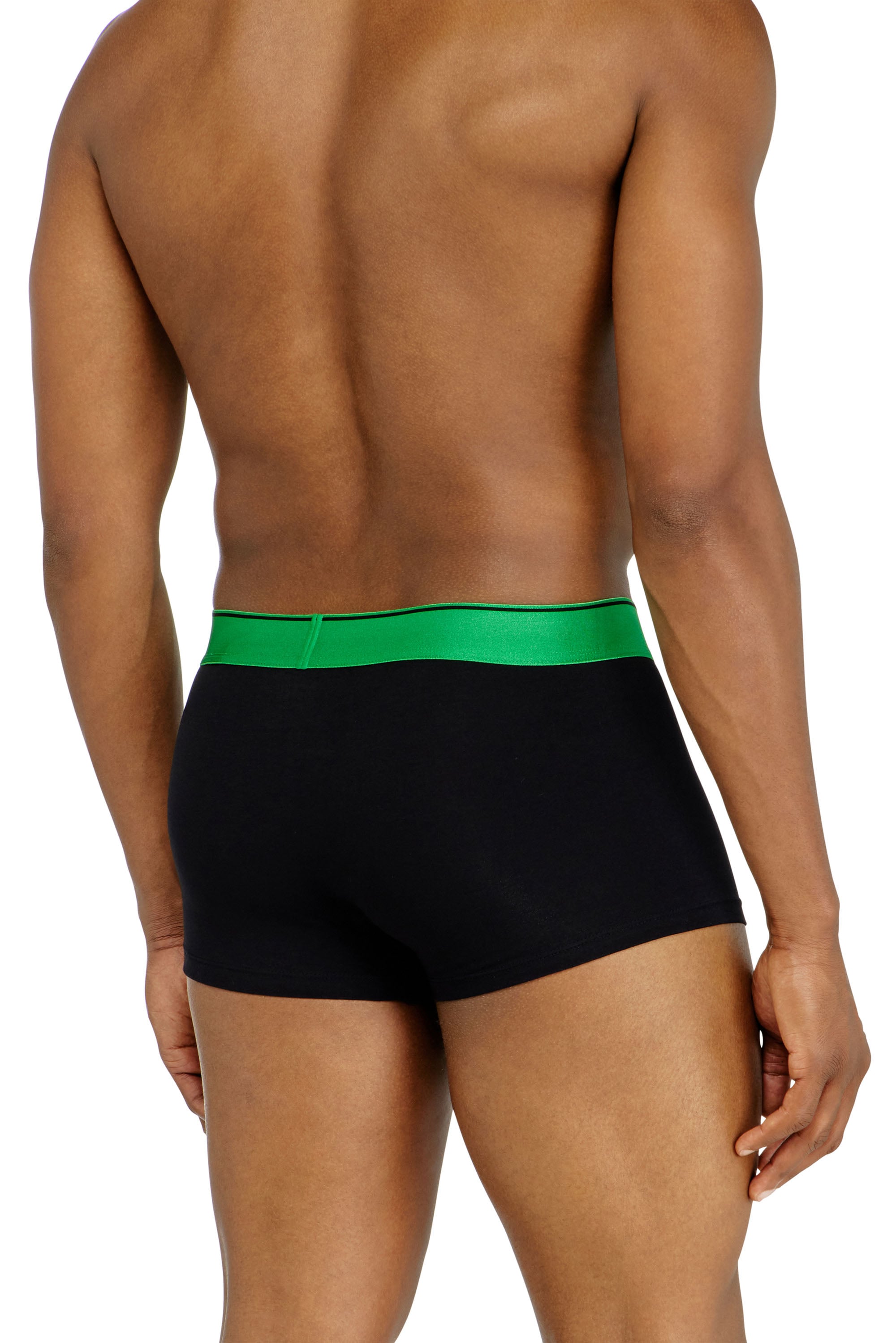 Diesel - DAMIEN-GFT-3PACK, Set da tre boxer lungo con fascia in vita metallizzata Uomo in Nero - 4