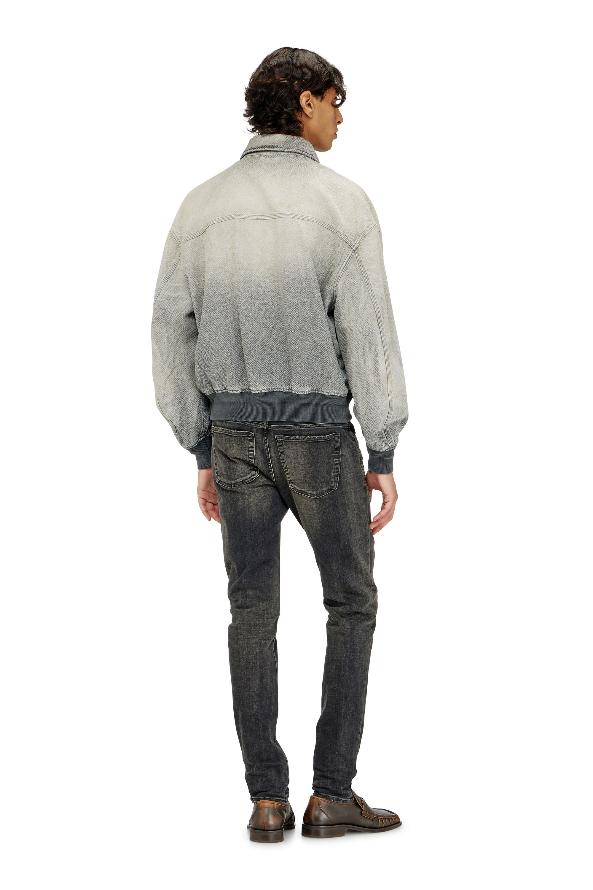 Diesel - Skinny Jeans 1979 Sleenker 09P77 Homme, Noir/Gris fonc&eacute; - Image 3