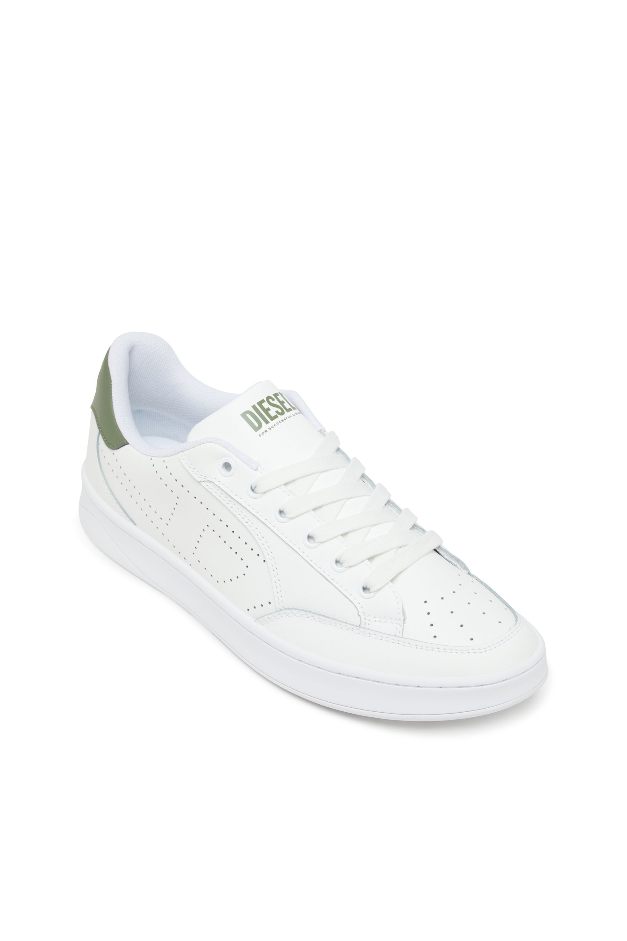 Diesel - S-DAKOTA LOW, S-Dakota-Sneaker in pelle con logo perforato Uomo in Multicolor - 6