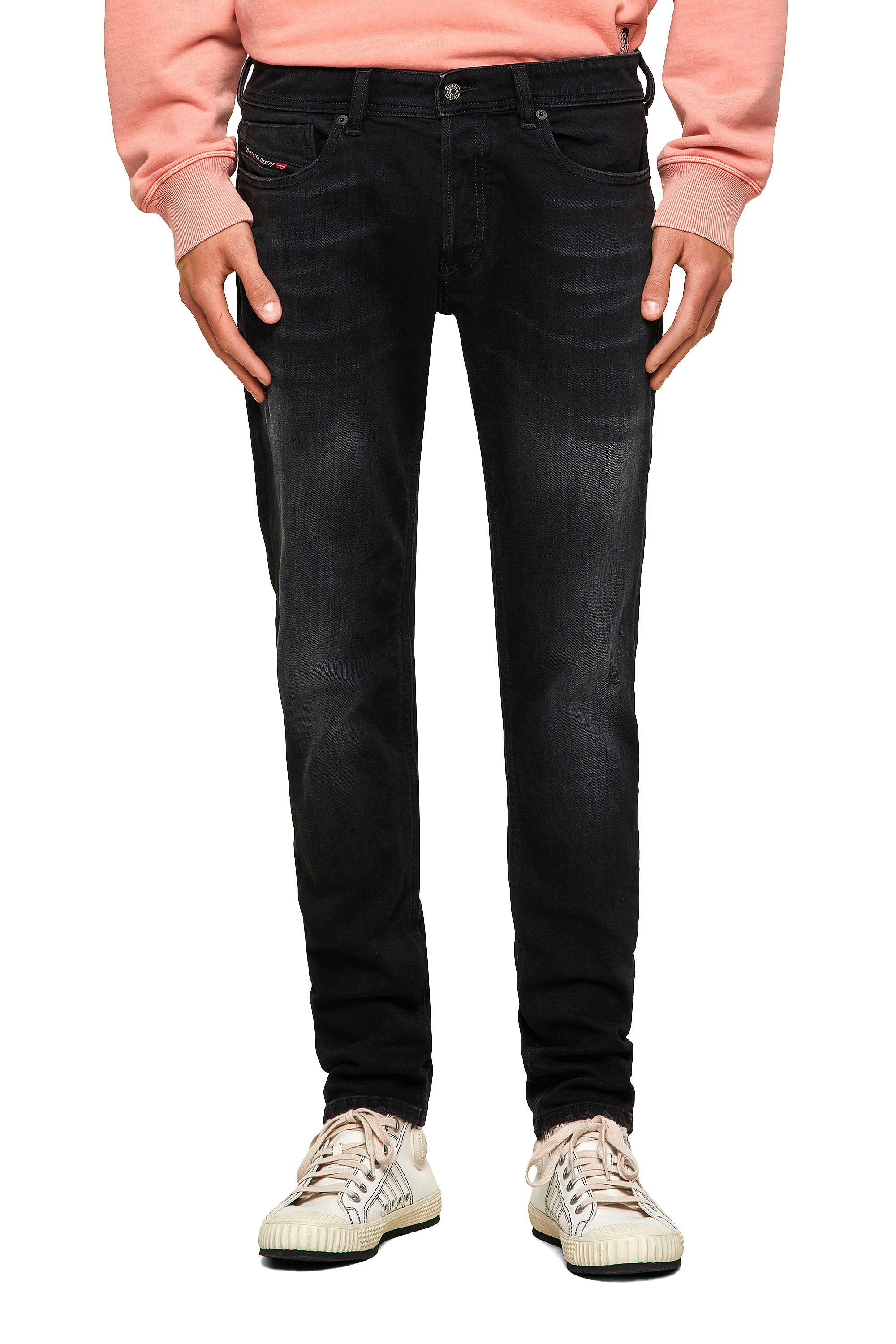 Sleenker 0092B, Noir/Gris foncé - Jeans