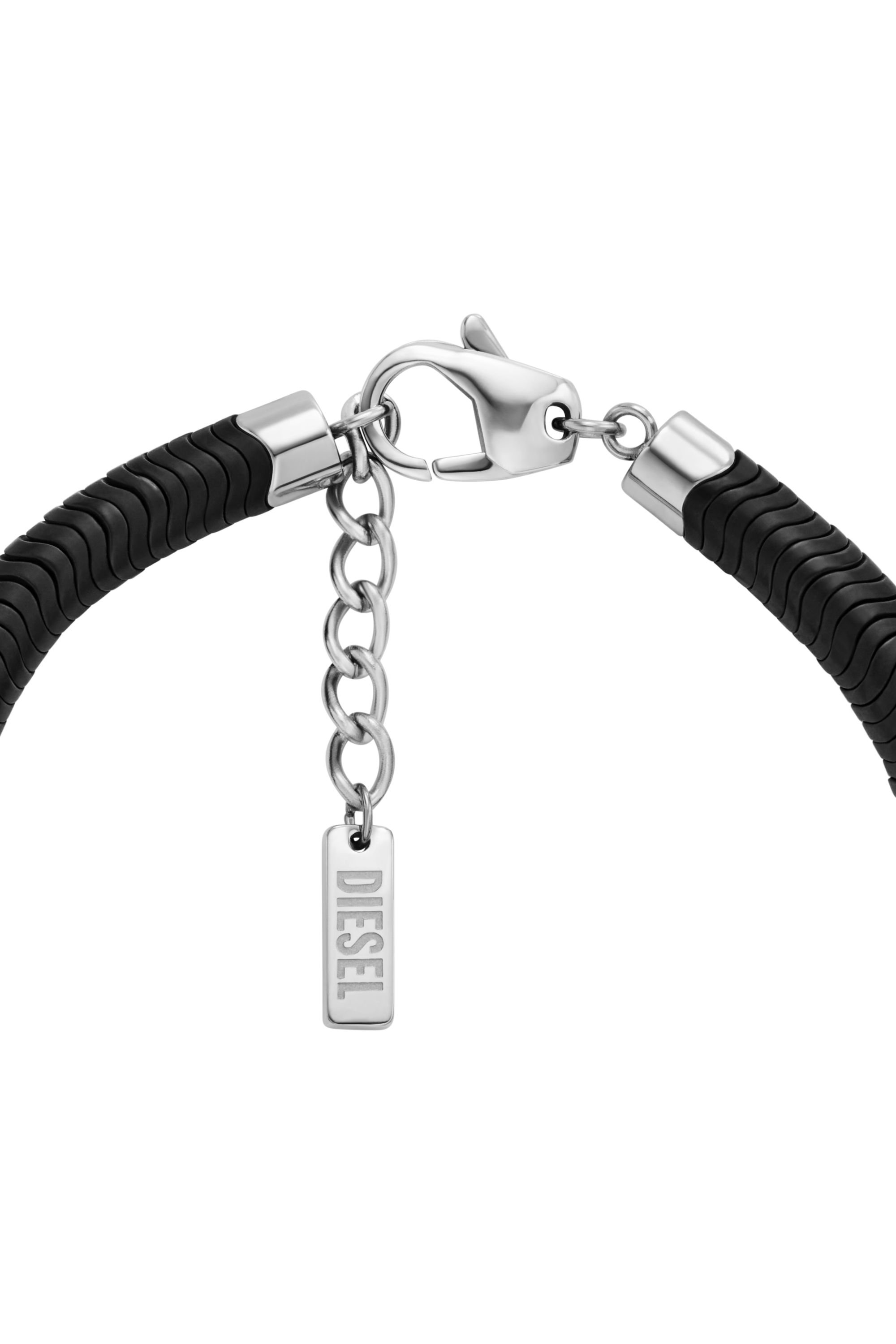 Diesel - DX1574931 JEWEL, Unisex Perlenarmband aus Hämatit in Schwarz - 2