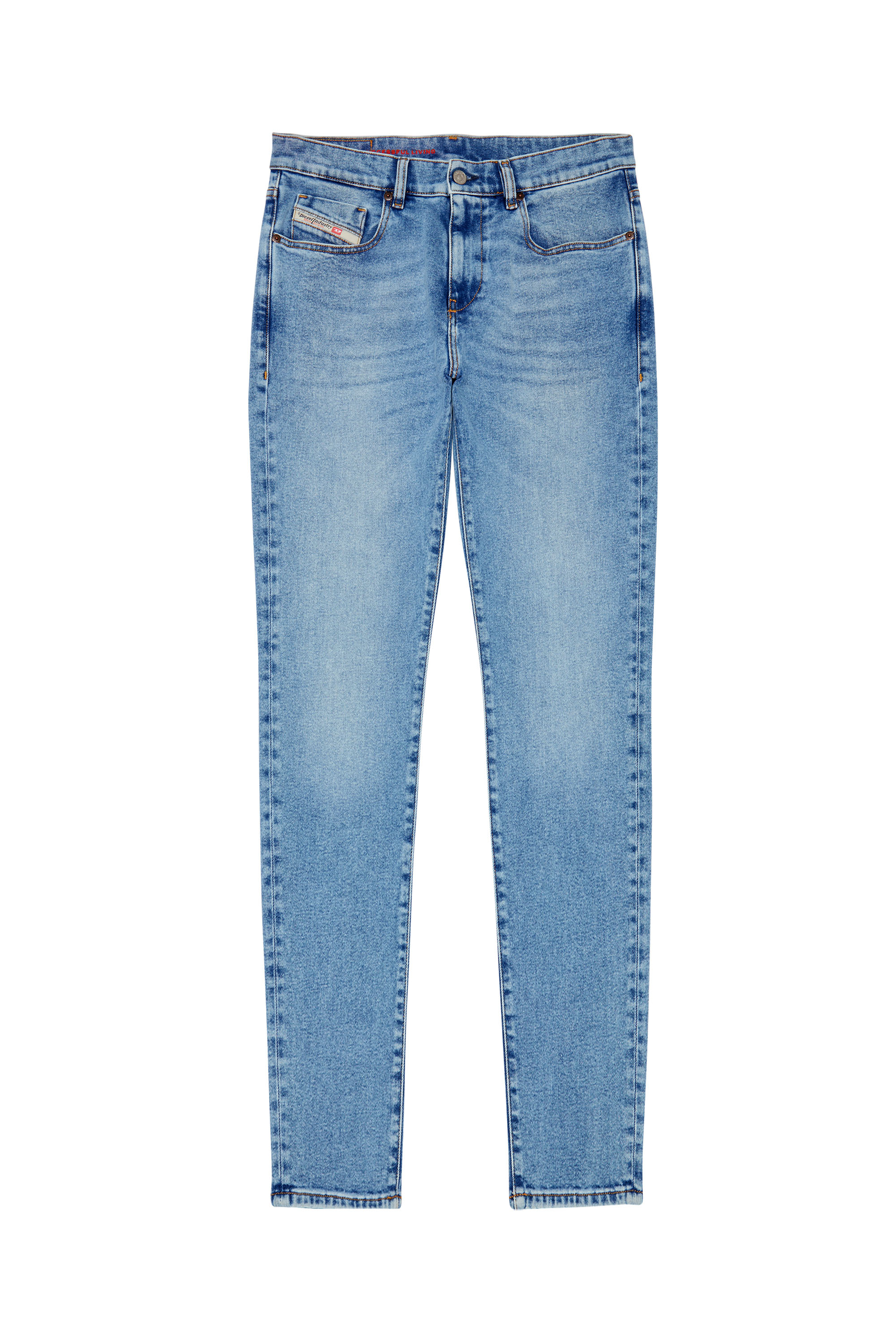 2019 D-STRUKT 09B92 Slim Jeans, Hellblau - Jeans