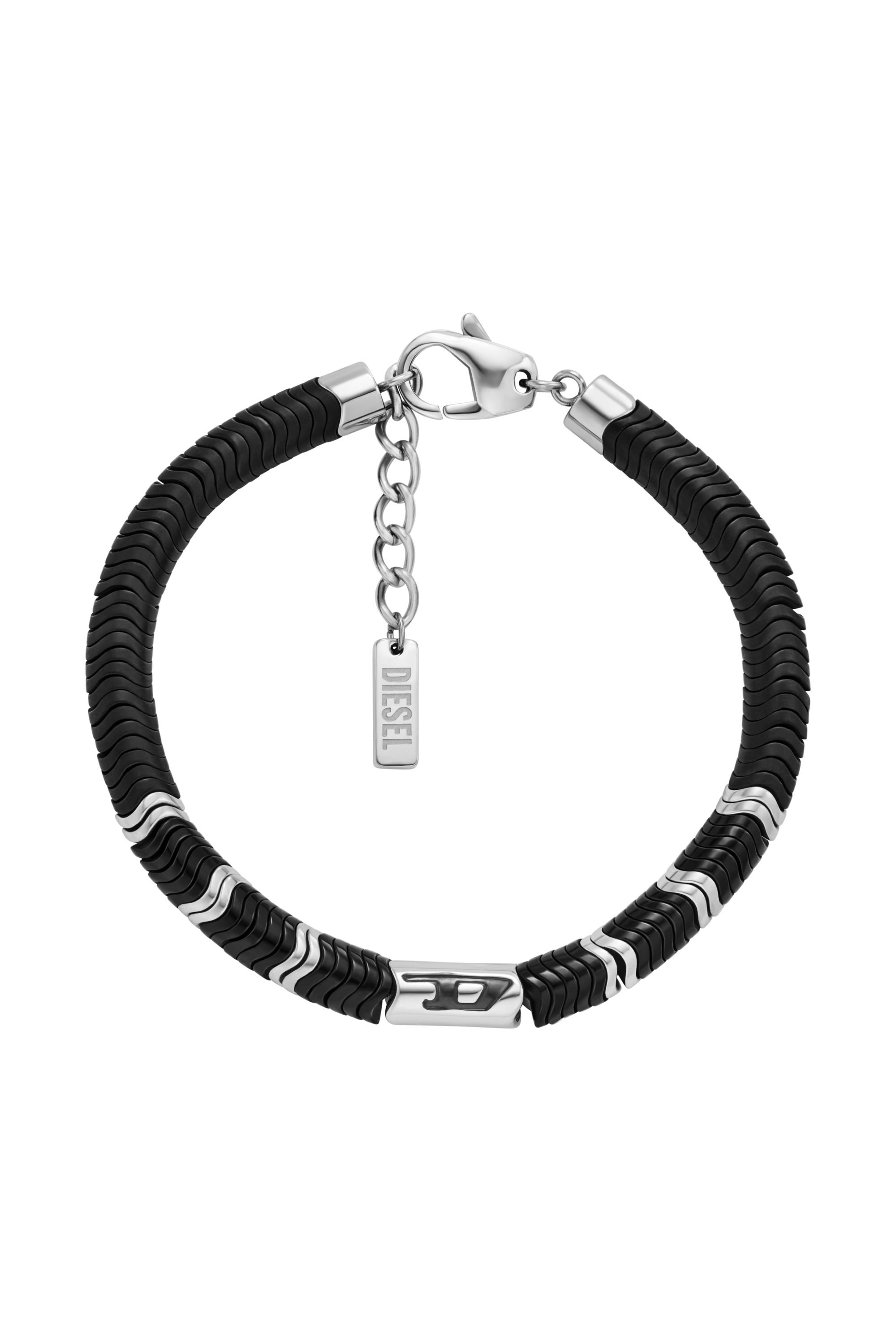 Diesel - DX1574931 JEWEL, Bracelet en perles d'hématite Mixte in Noir - 1