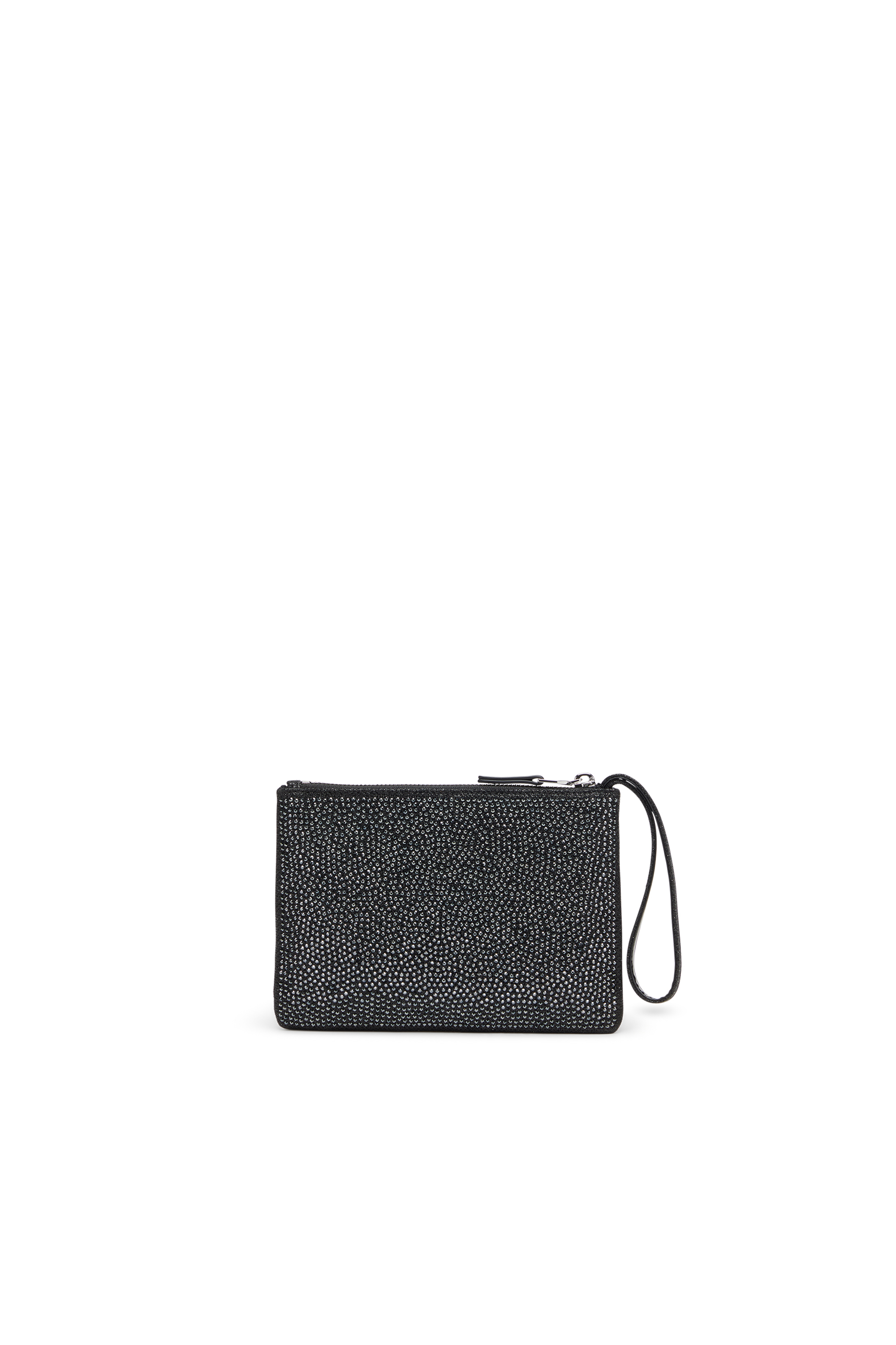 Diesel - PLAY POUCH II, Pochette in tessuto lurex con cristalli Donna in Multicolor - 2