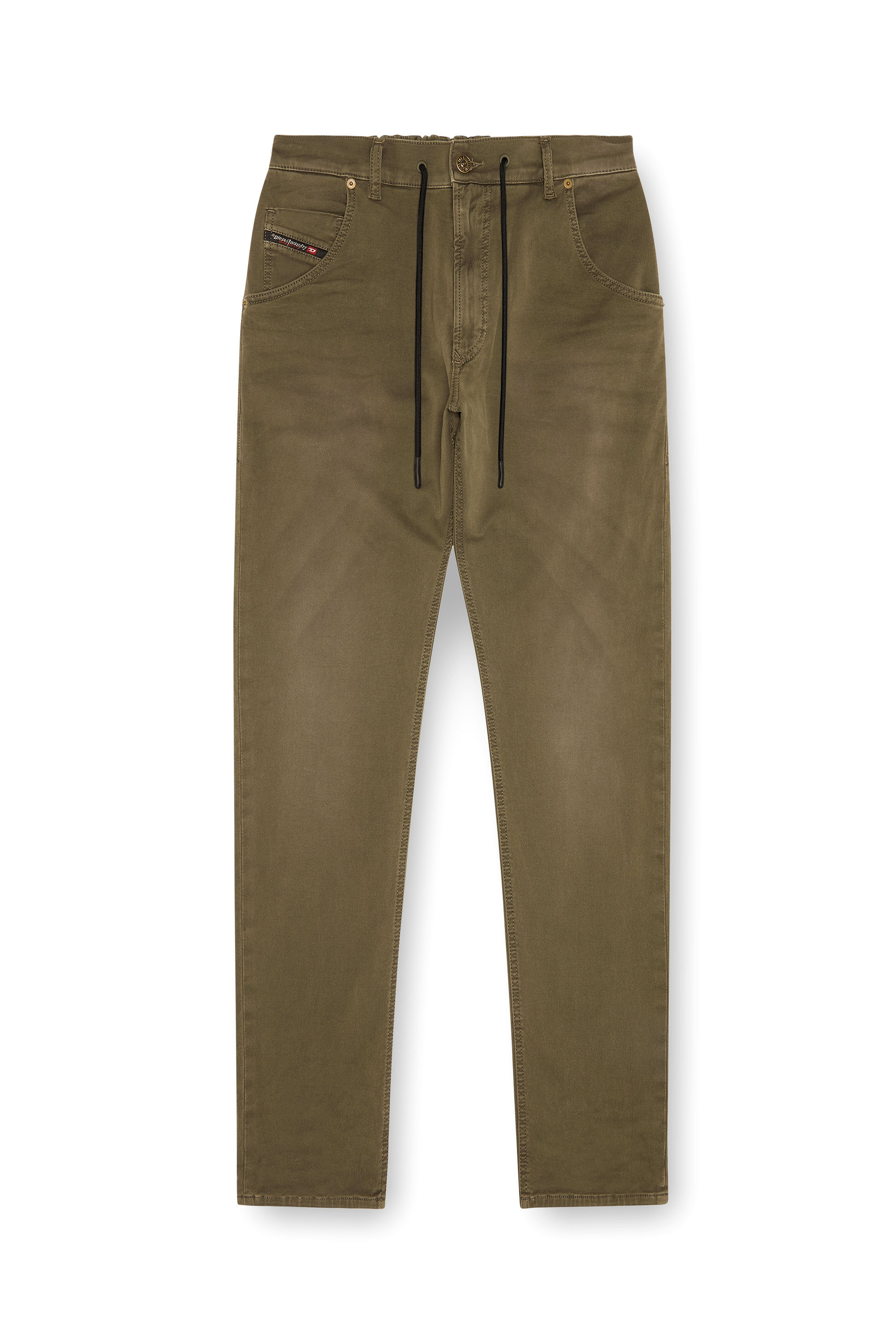 Diesel - Man's Regular 2030 D-Krooley Joggjeans® 0670M, Military Green - 5