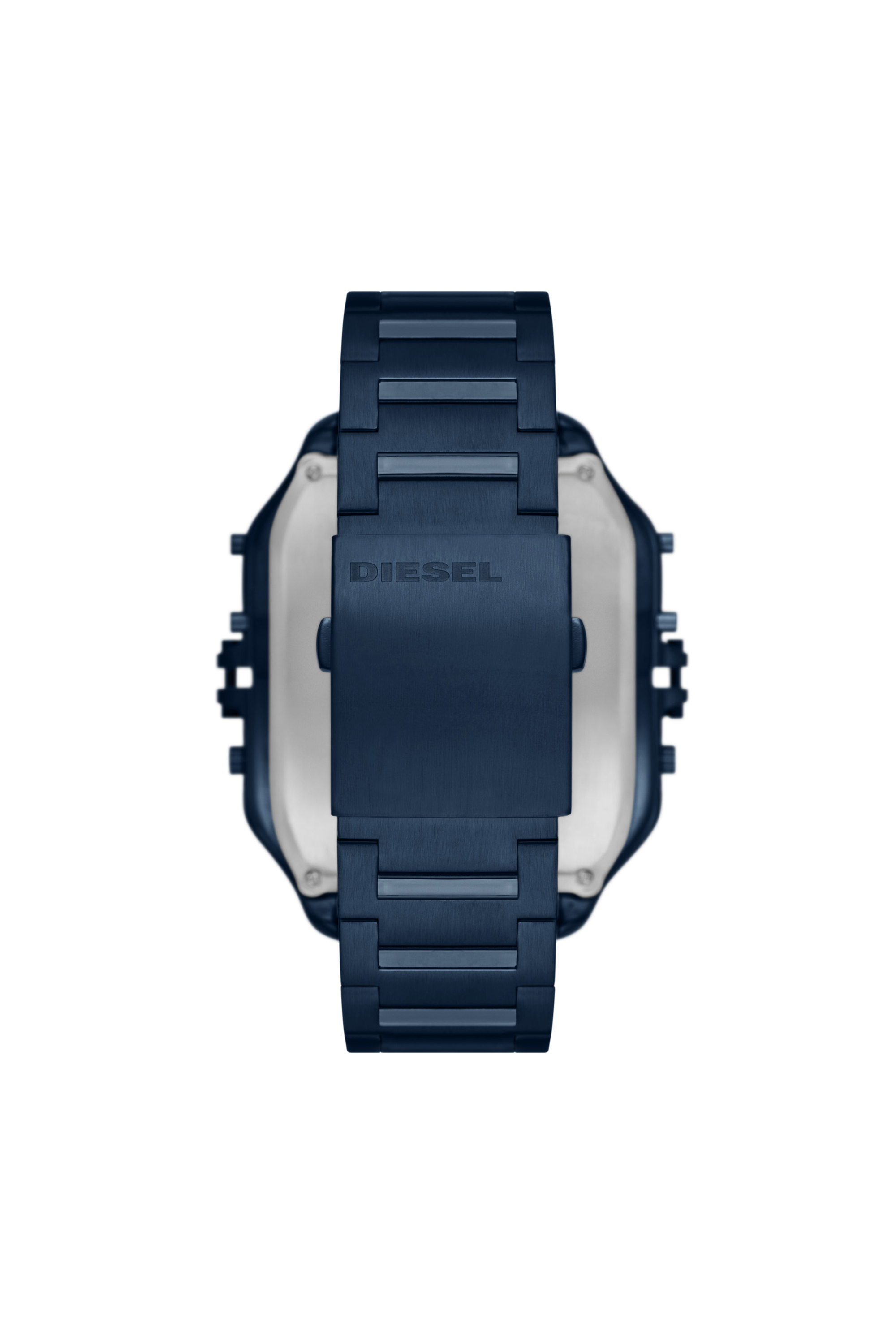 Diesel - DZ7464, Montre Clasher numérique en acier inoxydable bleu Homme in Bleu - 2