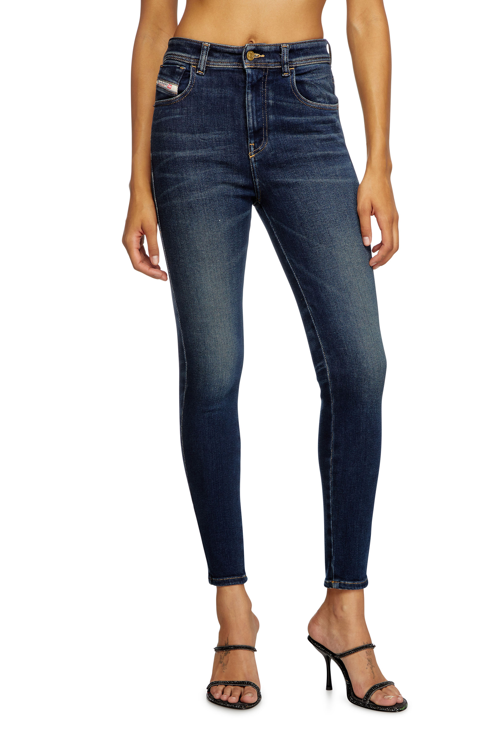 Diesel - Damen Super skinny Jeans 1984 Slandy-High 09J11, Dunkelblau - 1