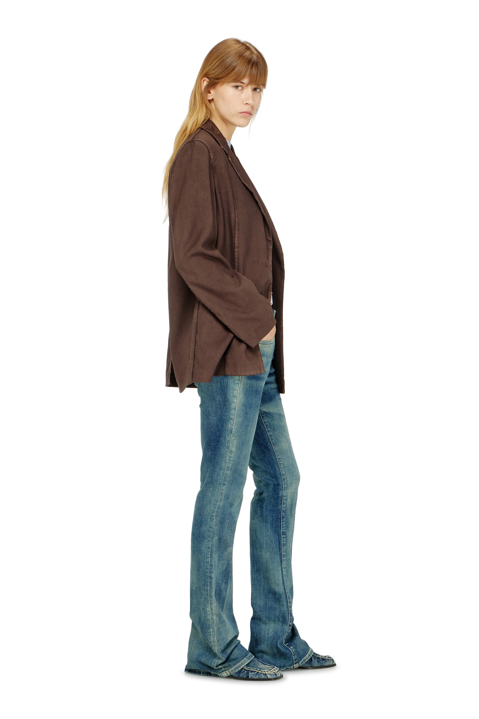 Diesel - Bootcut Jeans 1969 D-Ebbey 09P41 Donna, Blu medio - Image 2