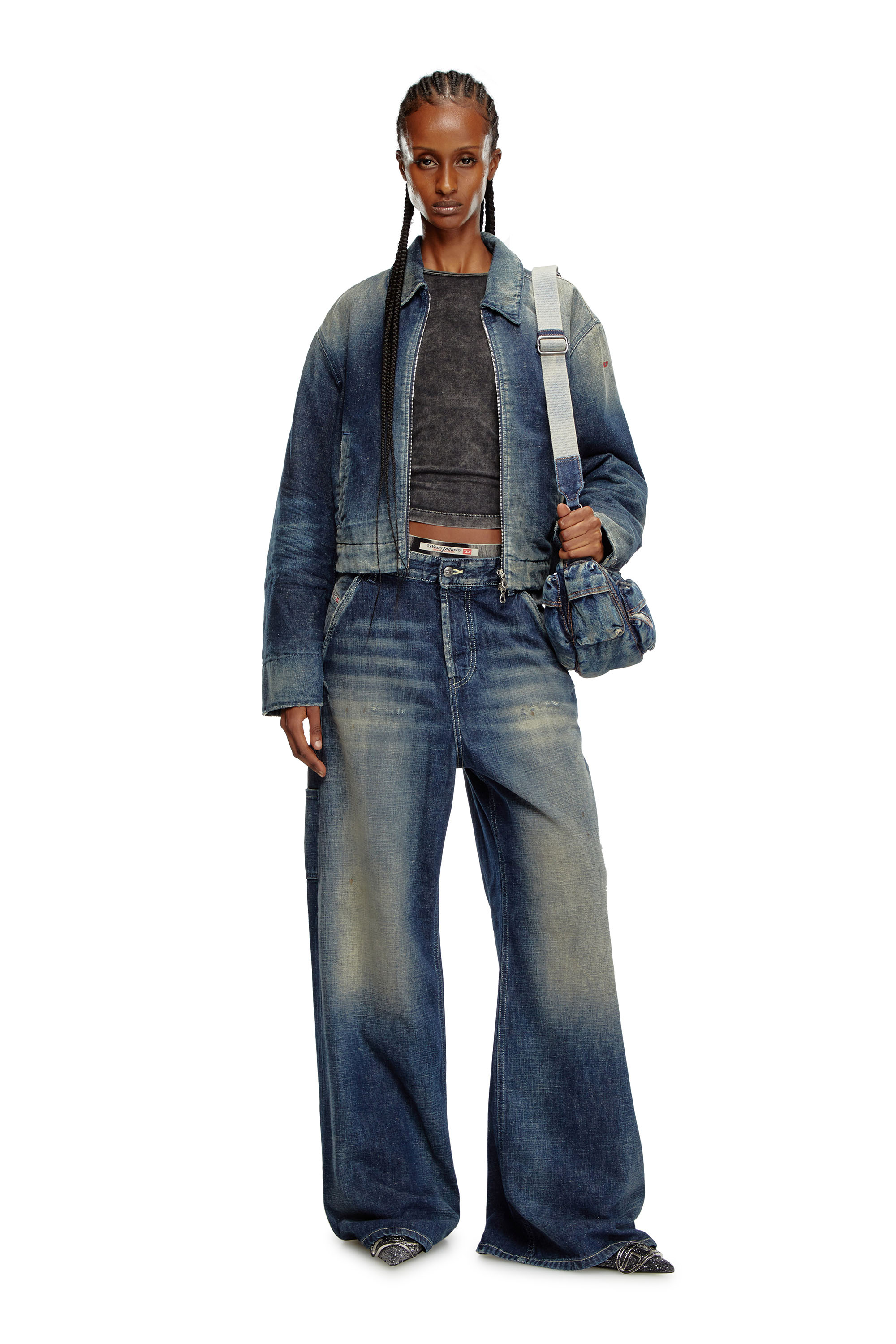 Diesel - Damen Straight Jeans 1996 D-Sire 09J91, Dunkelblau - Image 2