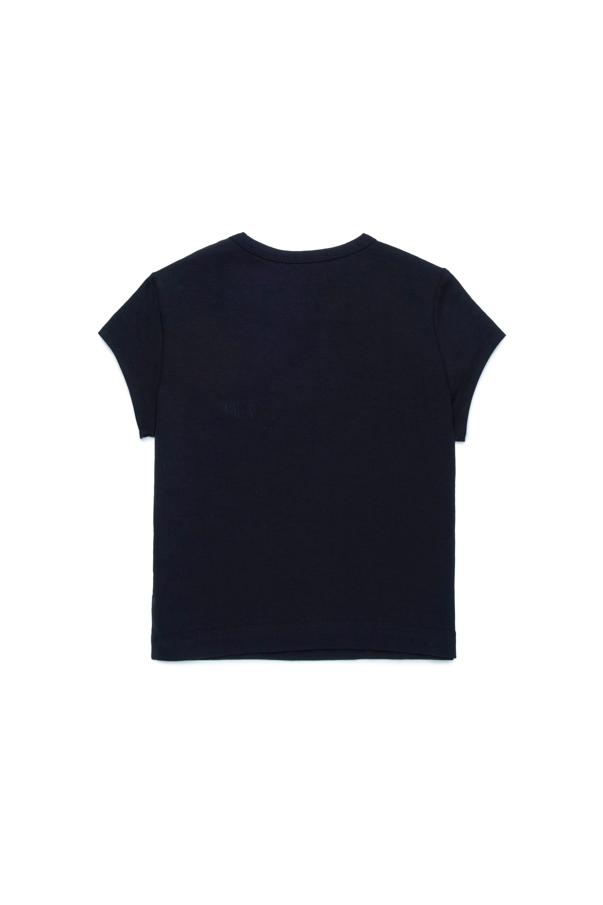 Diesel - TANGIE, Woman T-shirt with cut-out Oval D logo in Black - Image 2