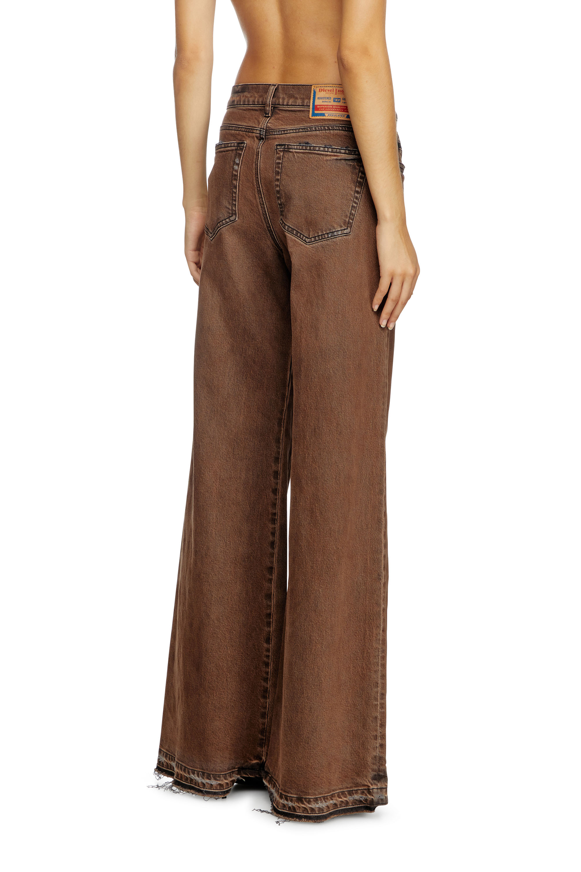 Diesel - Woman's Flare Jeans 1978 D-Akemi 09L24, Brown - 3