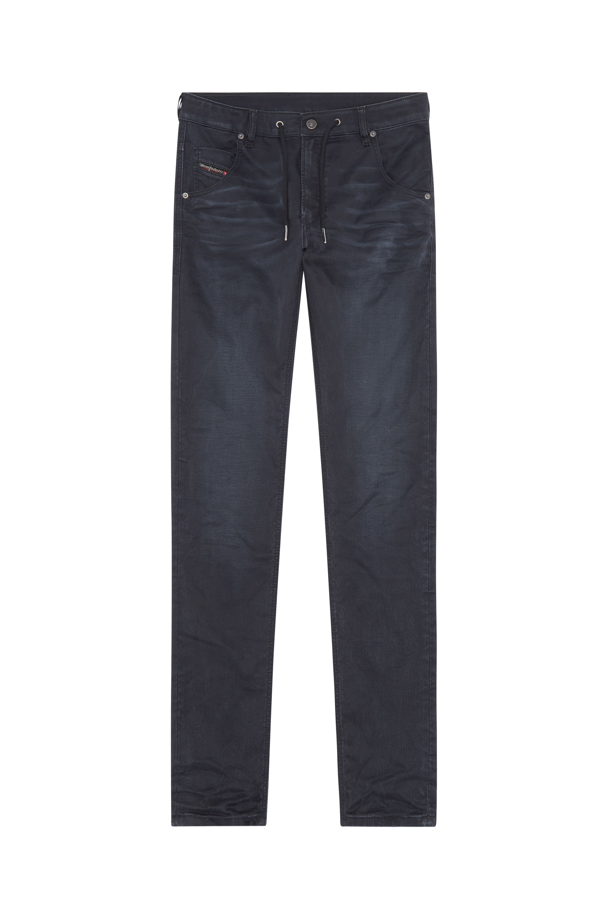 Diesel - Krooley JoggJeans® 068CQ Tapered, Nero/Grigio scuro - Image 6