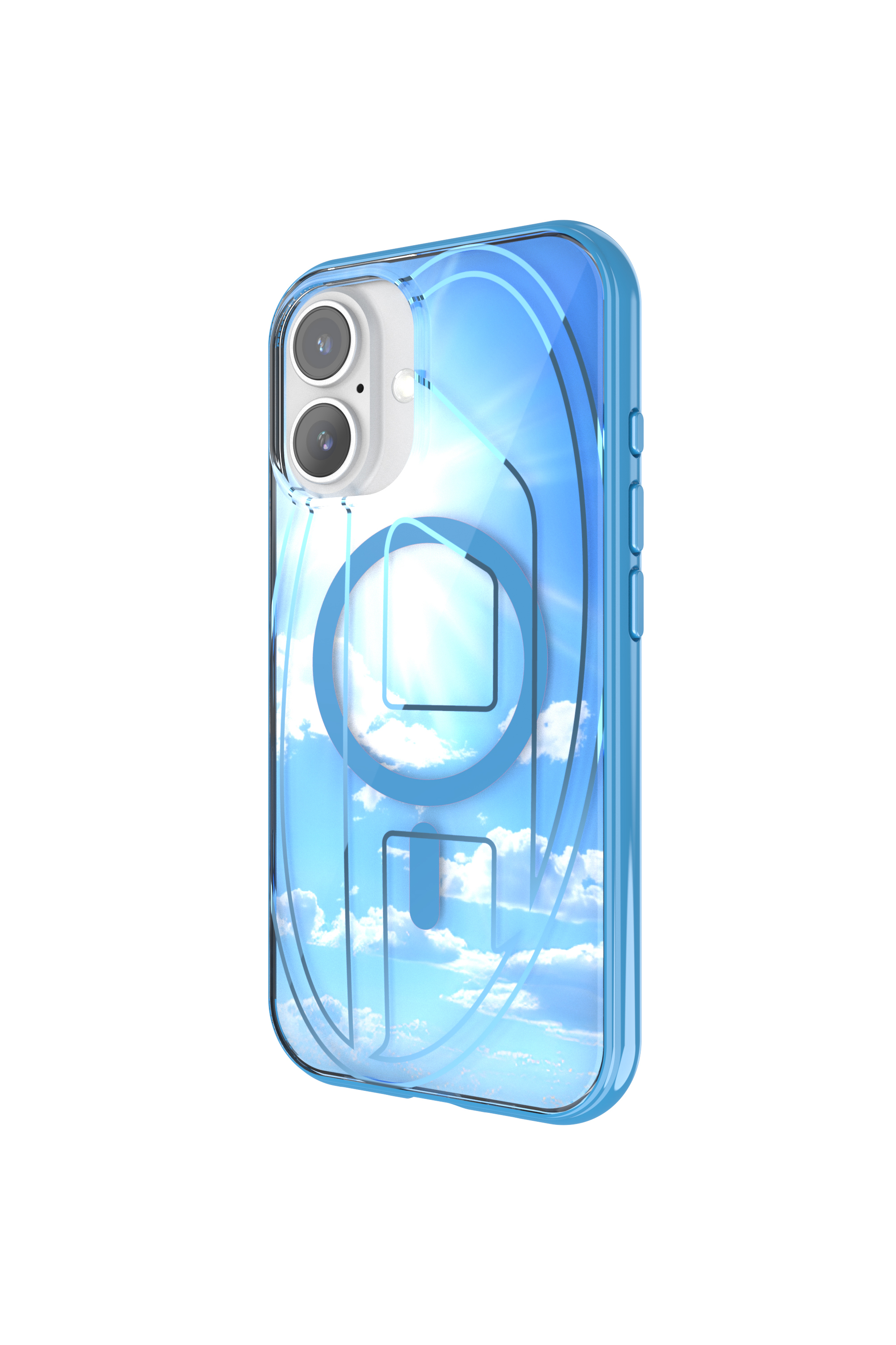 Diesel - 60252 AOP CASE, Coque Oval D avec MagSafe iPhone 16 Mixte in Bleu - 2
