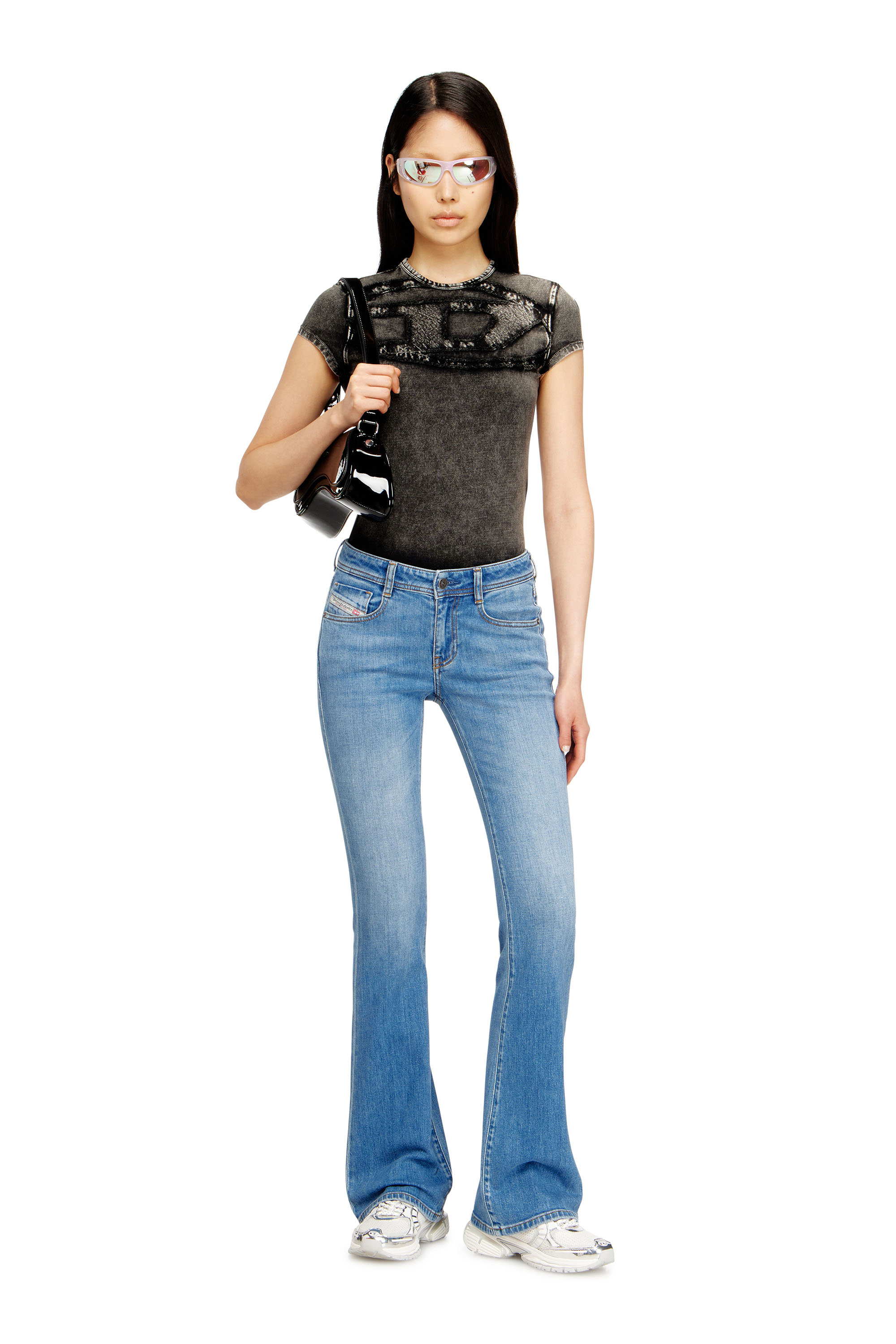 Diesel - Damen Bootcut Jeans 1969 D-Ebbey 0ADBH, Hellblau - 2