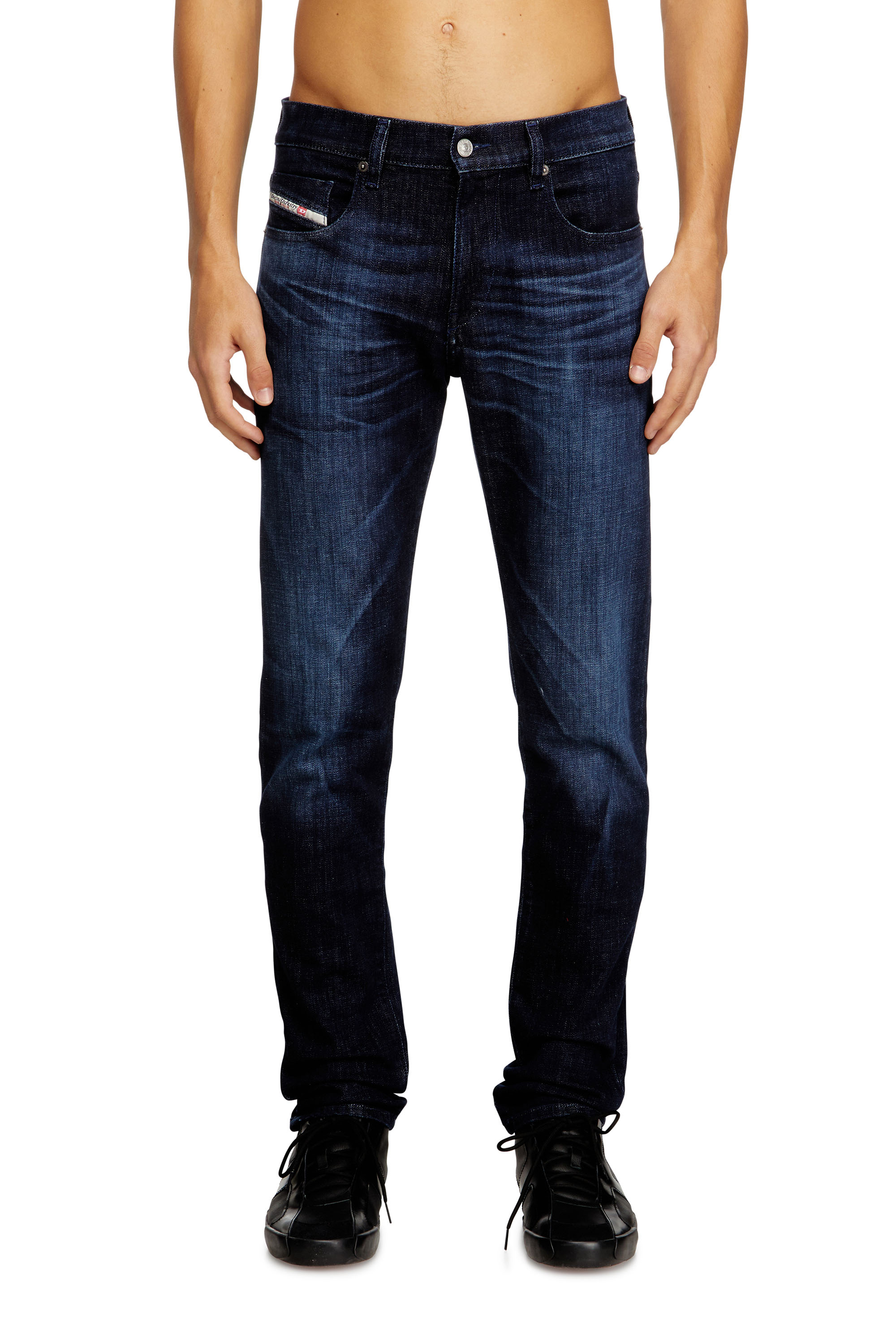 Diesel - Slim Jeans 2019 D-Strukt 0ADBL Homme, Bleu Foncé - Image 1