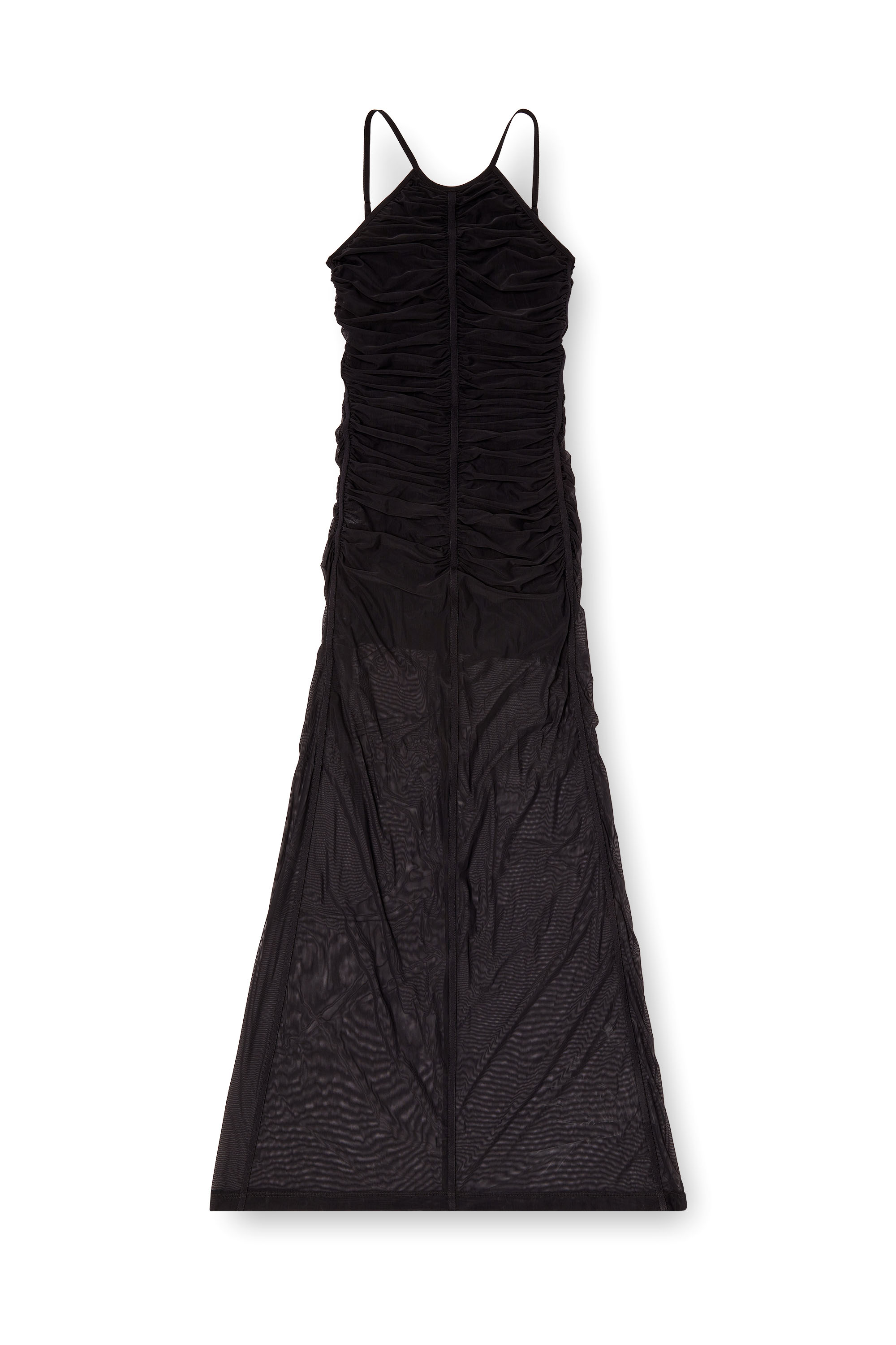 Diesel - D-AMAMI, Robe longue à bretelles spaghetti Femme in Noir - 1