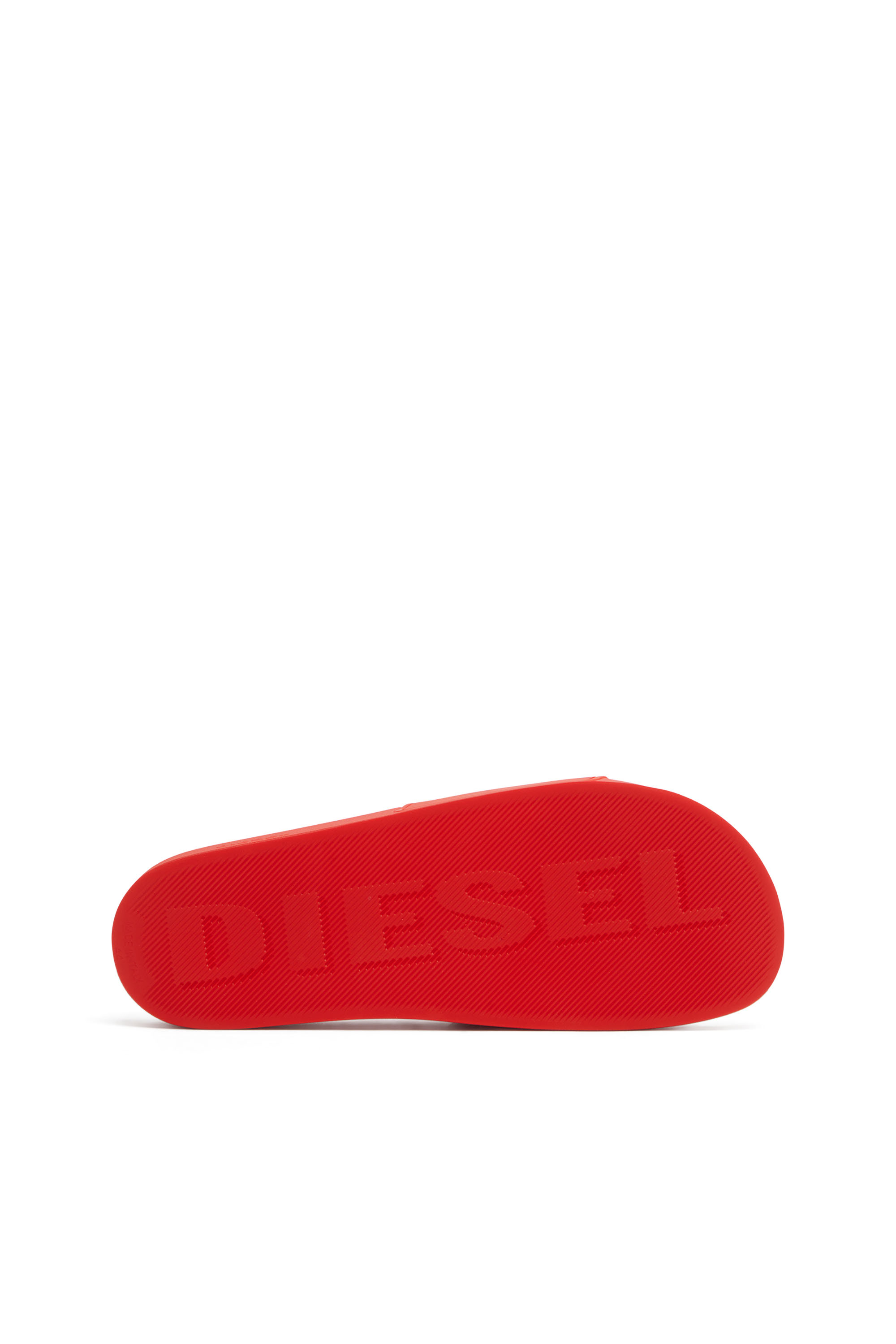 Diesel - SA-SWIM, Sa-Swim-Slide in gomma con logo D Uomo in Rosso - 5