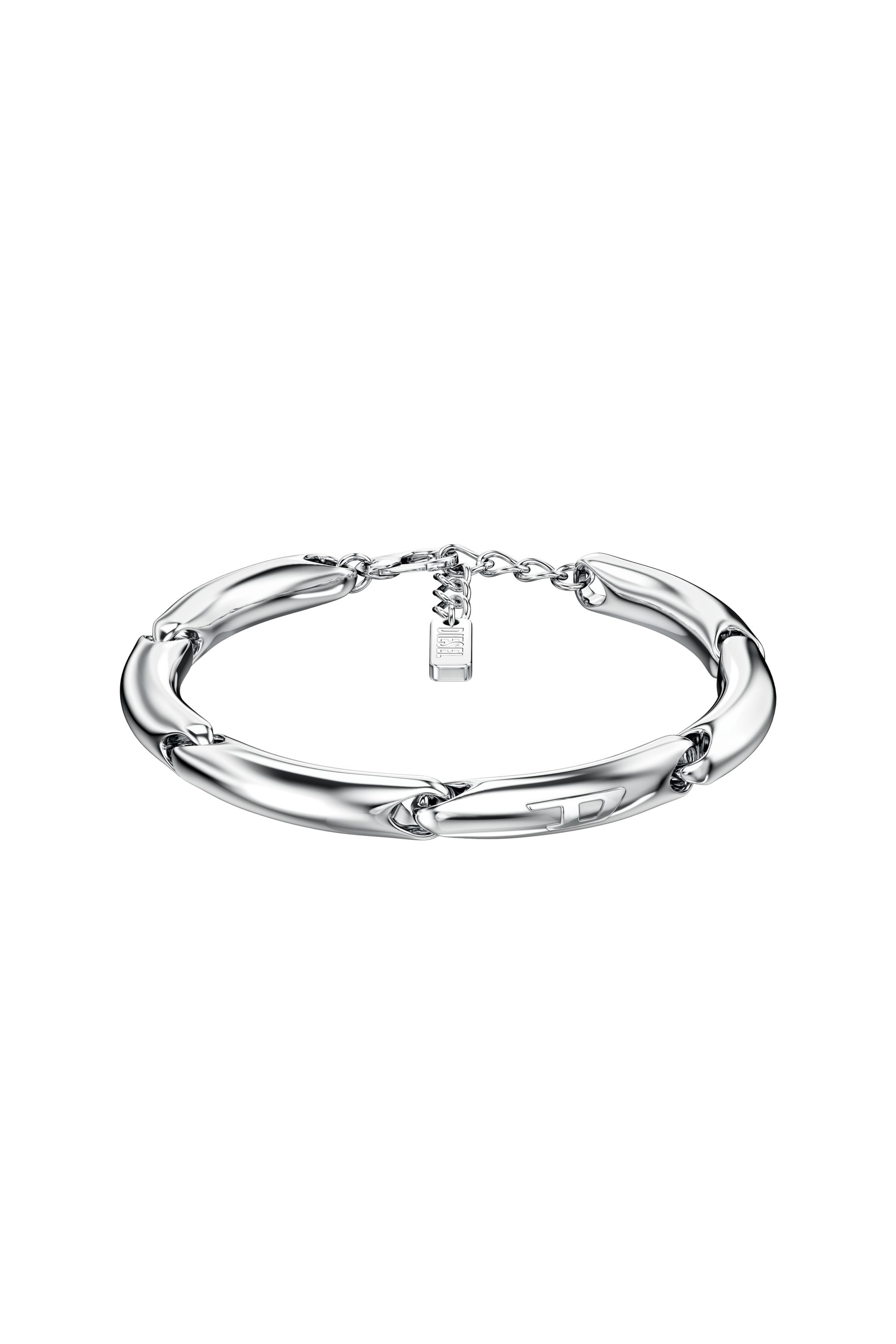 Diesel - DX1696040 JEWELLERY, Unisex Armband aus Edelstahl in Silber - 1