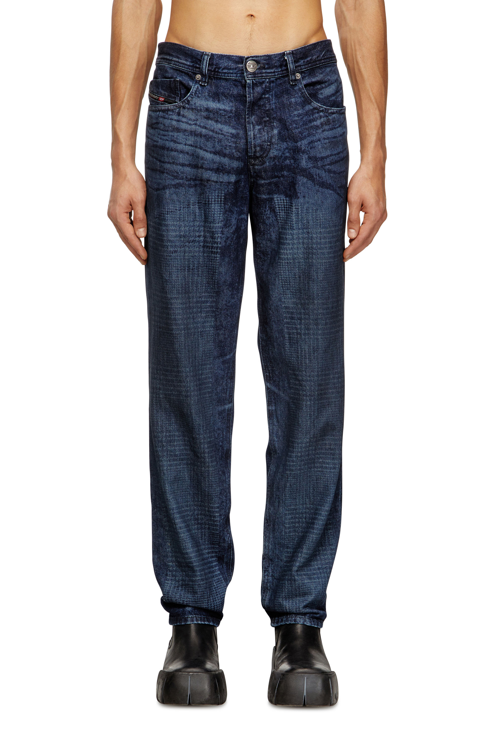Diesel - Regular Jeans 2023 D-Finitive 007CV Uomo, Blu Scuro - Image 1