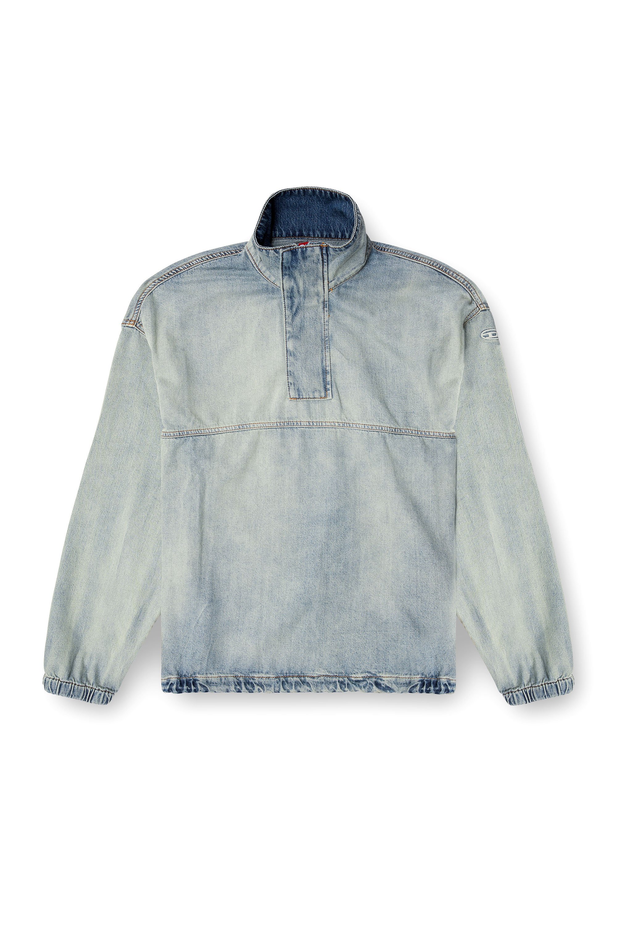 Diesel - D-FLOW-S1, Pull en denim bicolore clair Mixte in Bleu - 4