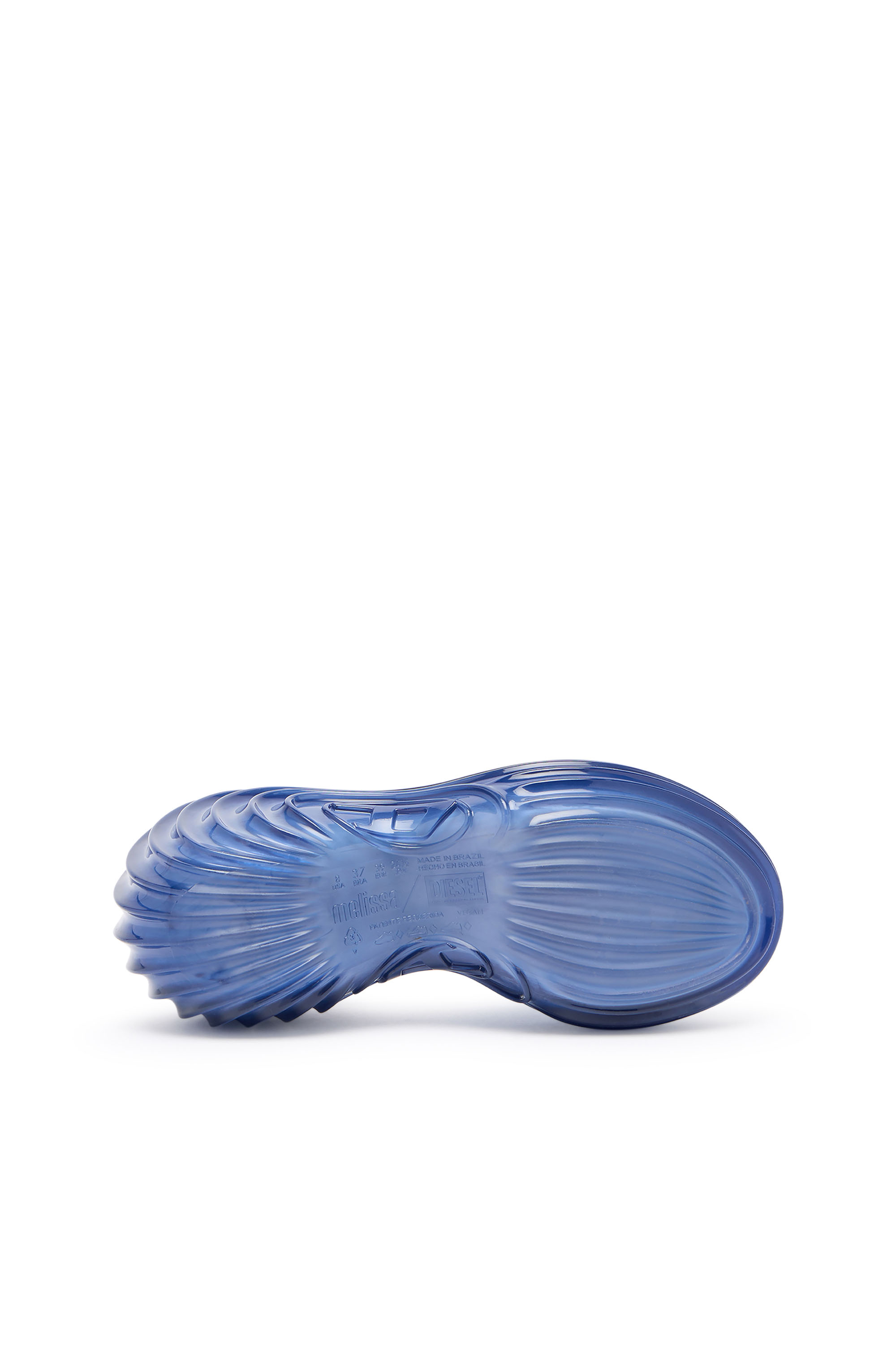 Diesel - MELISSA QUANTUM PLATFORM, Damen Plateau-Pantolette aus Melflex&reg; in Blau - 4