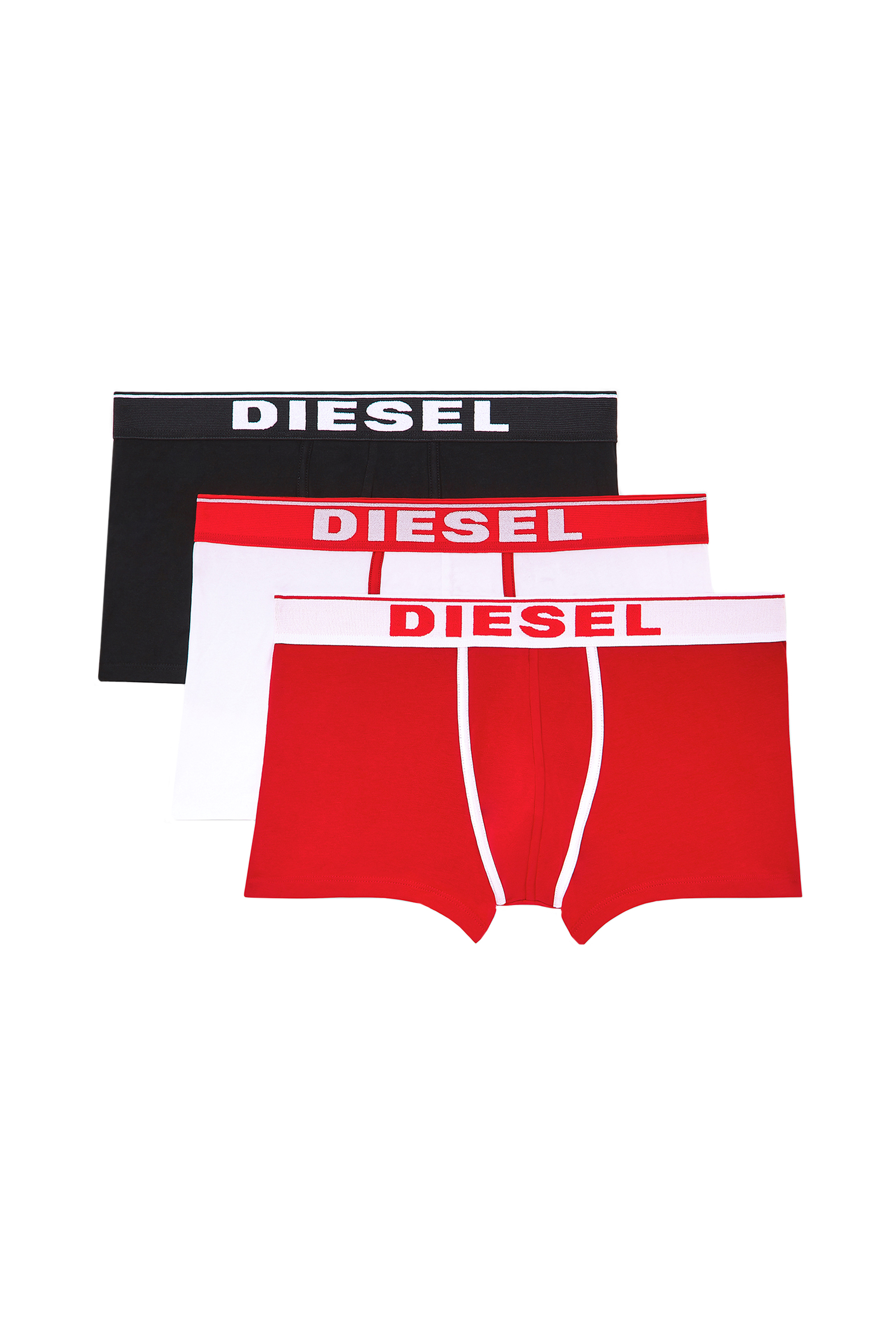Diesel - UMBX-DAMIENTHREEPACK, Bianco/Rosso - Image 3