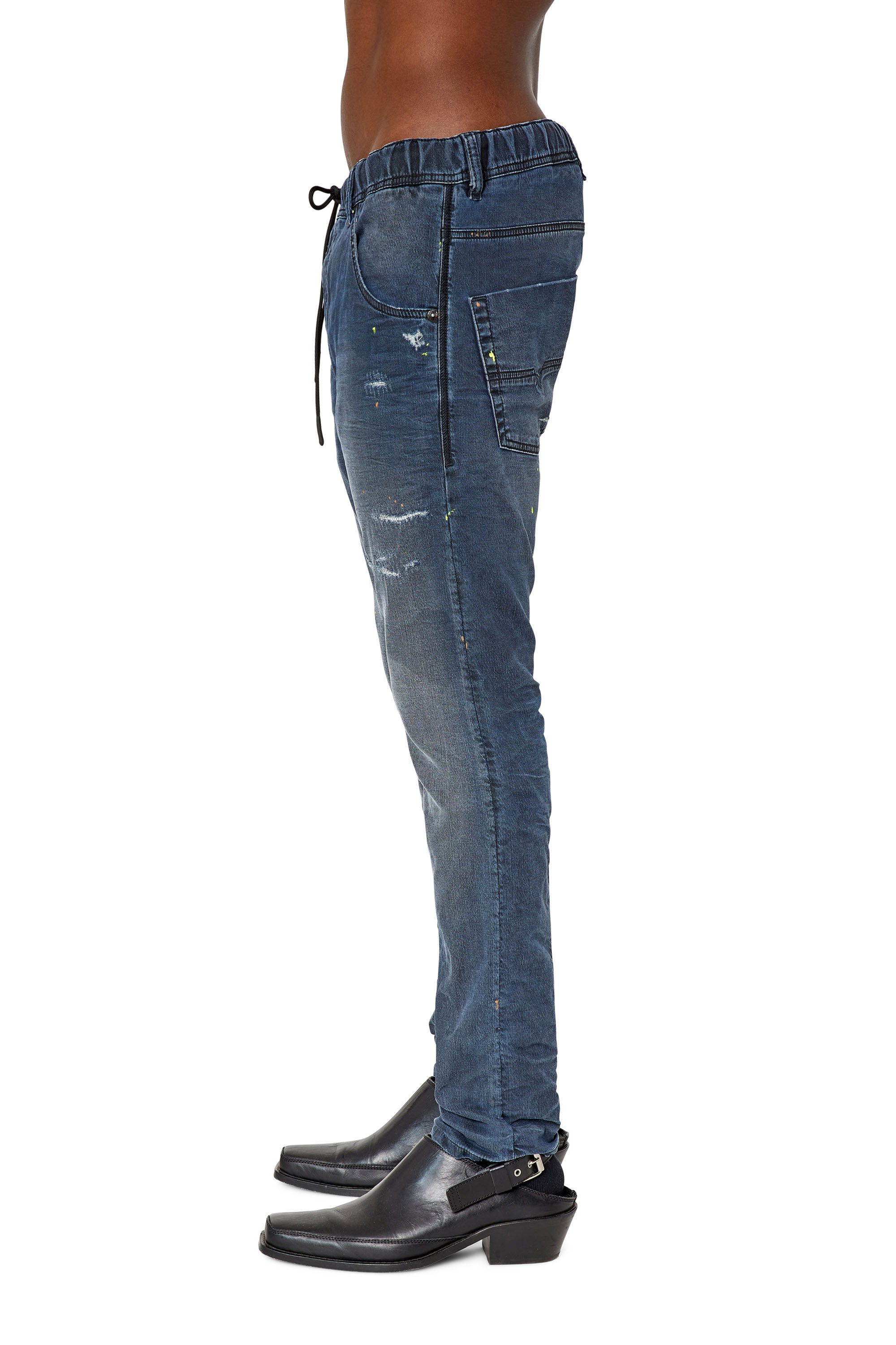 Diesel - Krooley JoggJeans® 069QH Tapered, Blu Scuro - Image 5