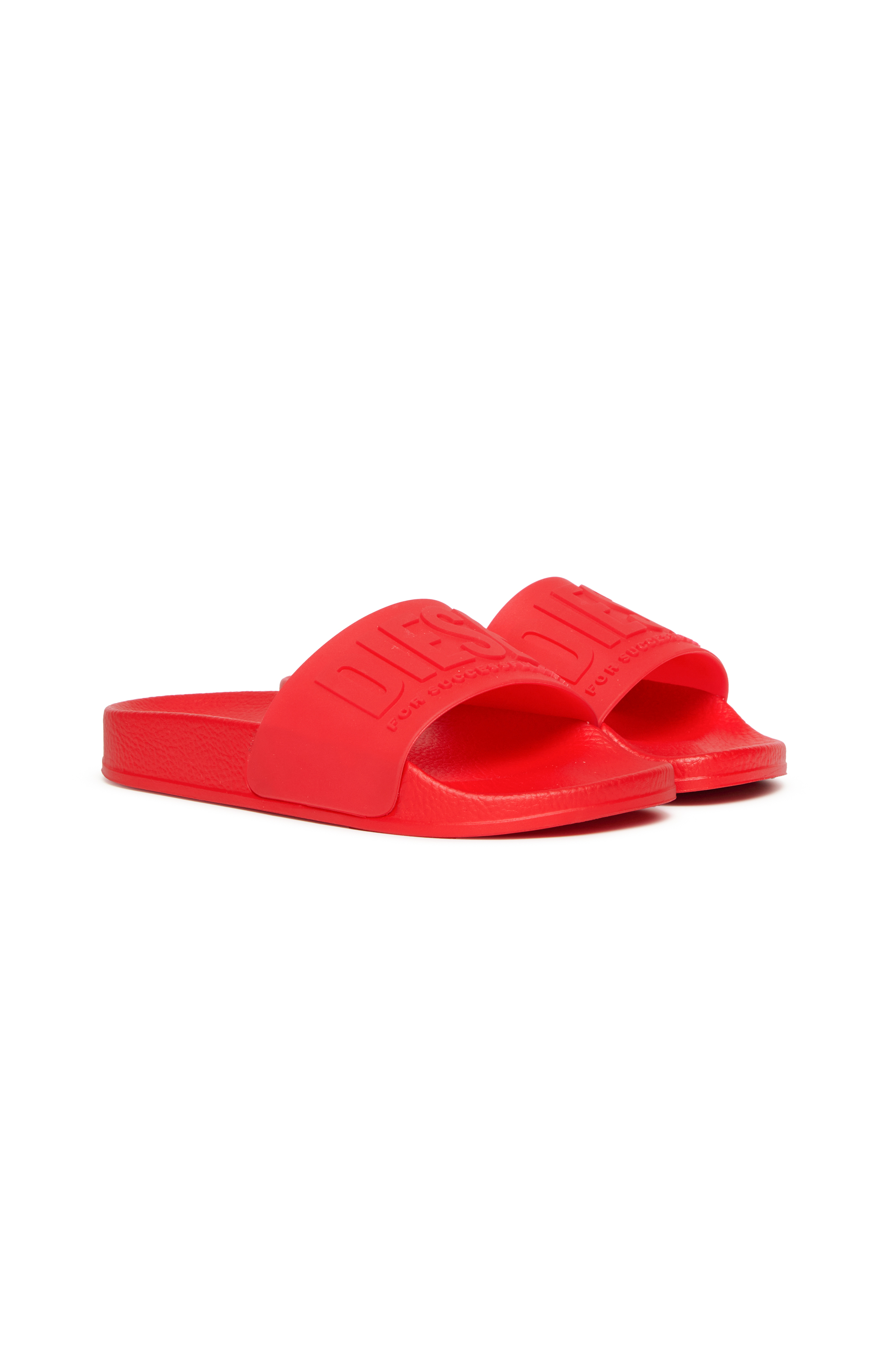 Diesel - SA-MAYEMI CC, Unisex's Semi-transparent rubber pool slides in Red - 2