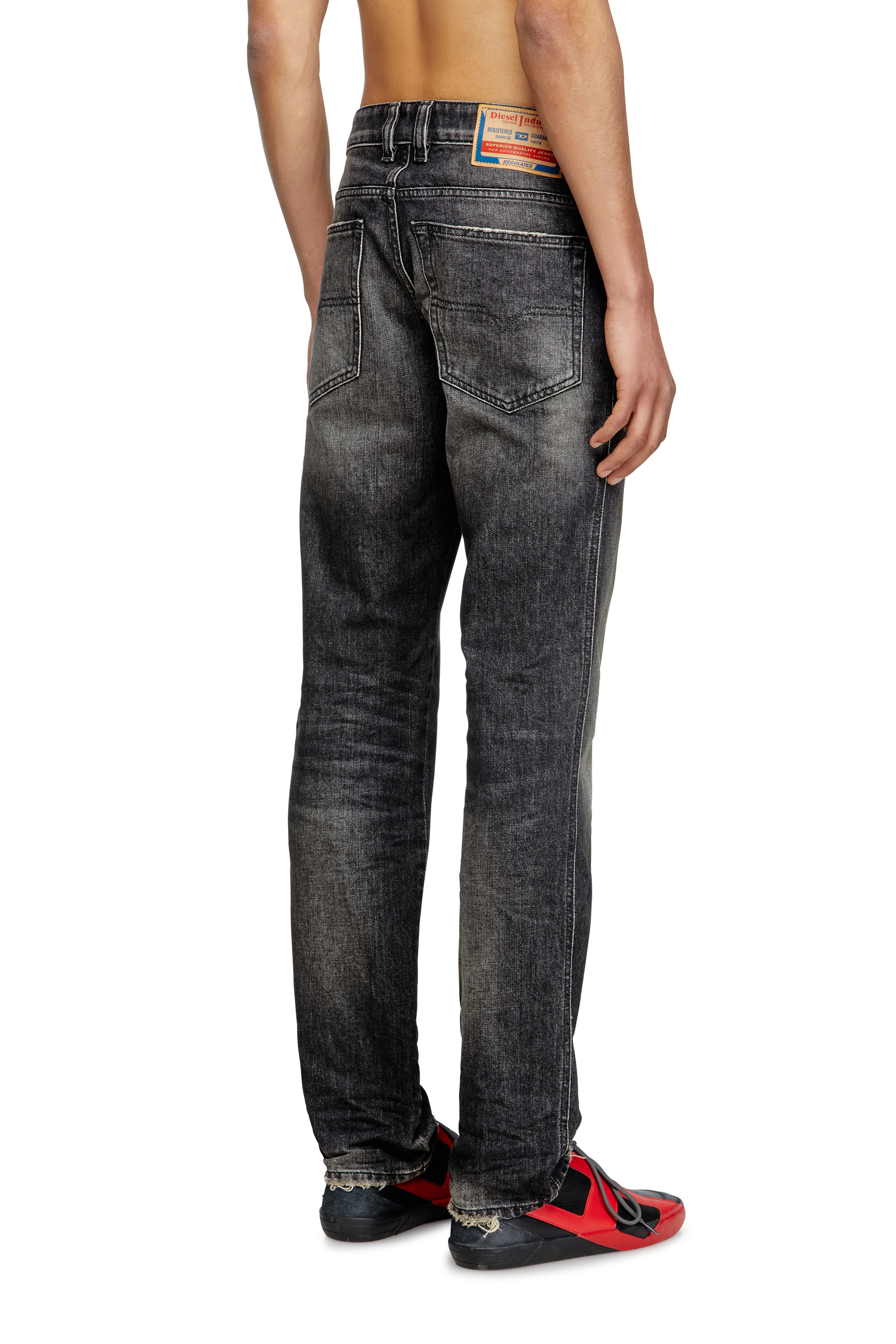Slim Jeans 1993 D-Vyl 09M54, Nero/Grigio scuro Diesel - Slim Jeans 1993 D-Vyl 09M54 Uomo, Nero/Grigio scuro - Image 4