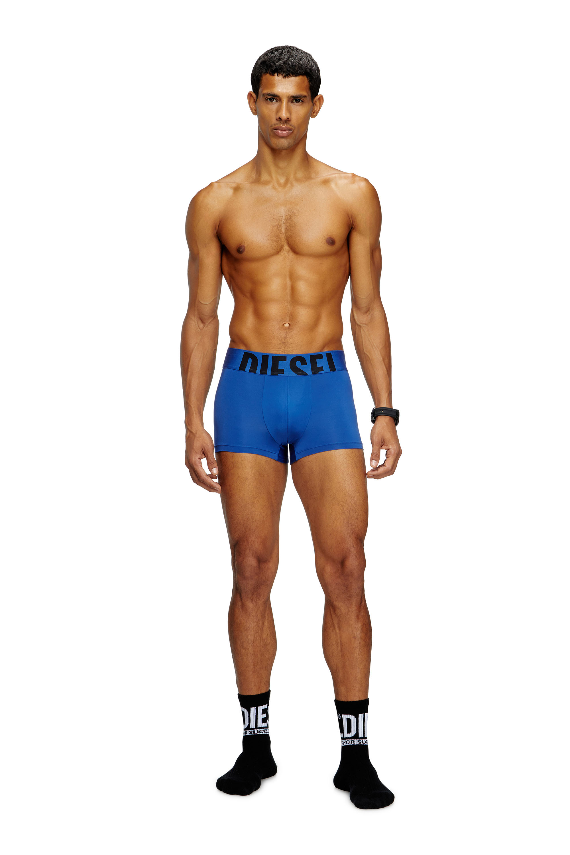 Diesel - DAMIEN-D-POP-55, Slip con logo tagliato Uomo in Blu - 2