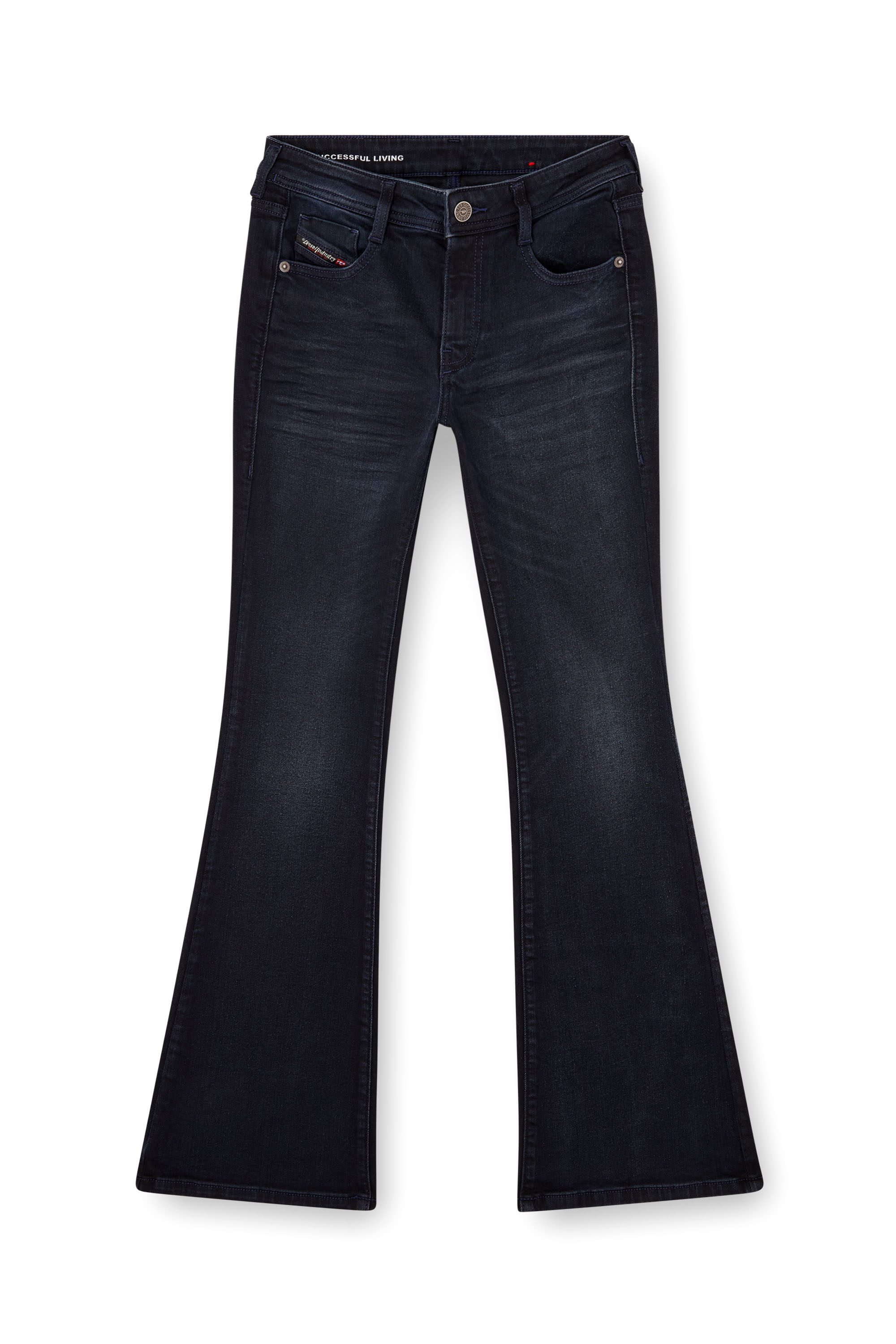 Diesel - Bootcut Jeans 1969 D-Ebbey 0BMBU Femme, Bleu Foncé - Image 2