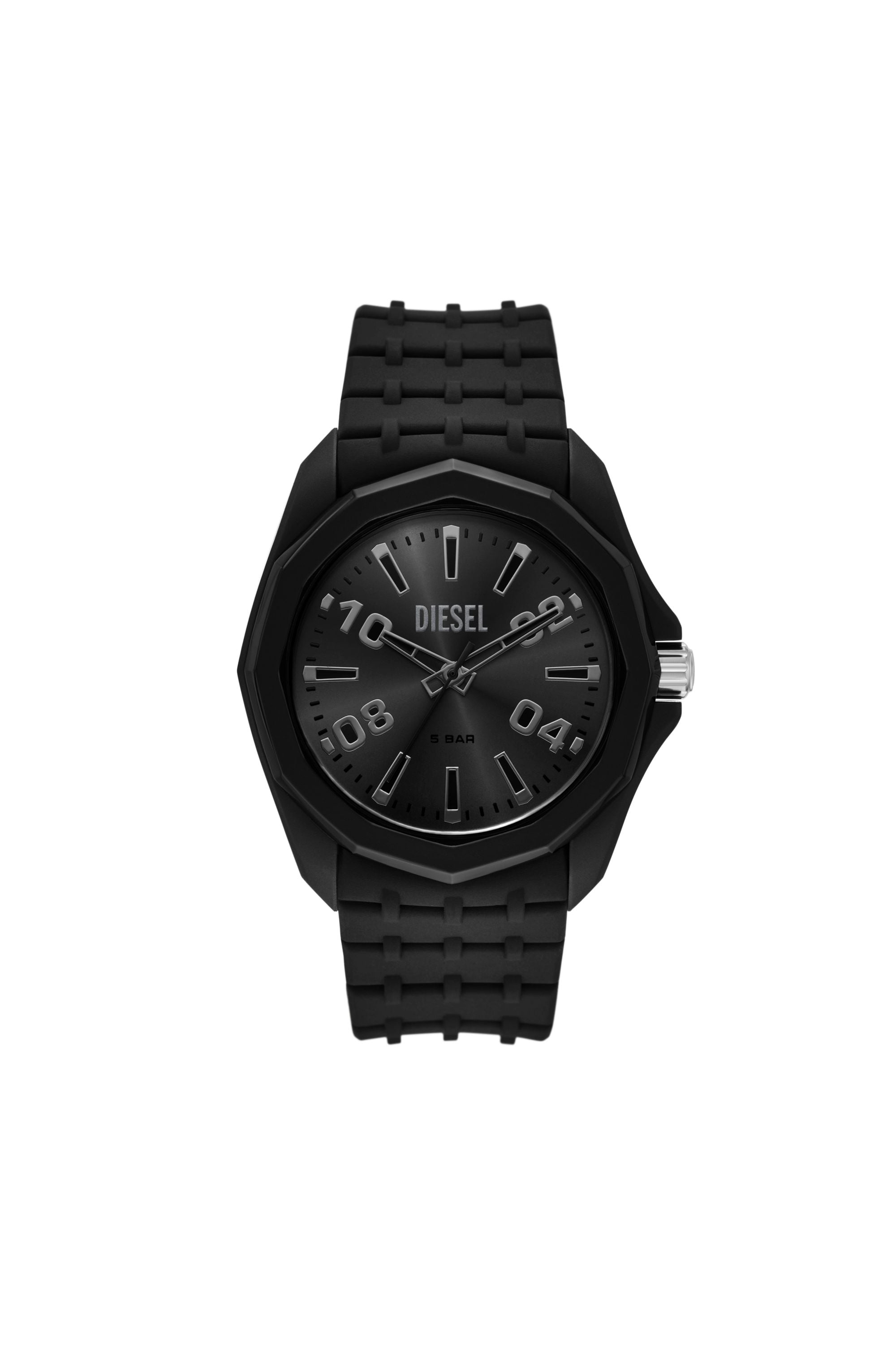 Diesel - DZ2243 WATCH, Herren Stinger Uhr aus schwarzem Silikon in Schwarz - 1