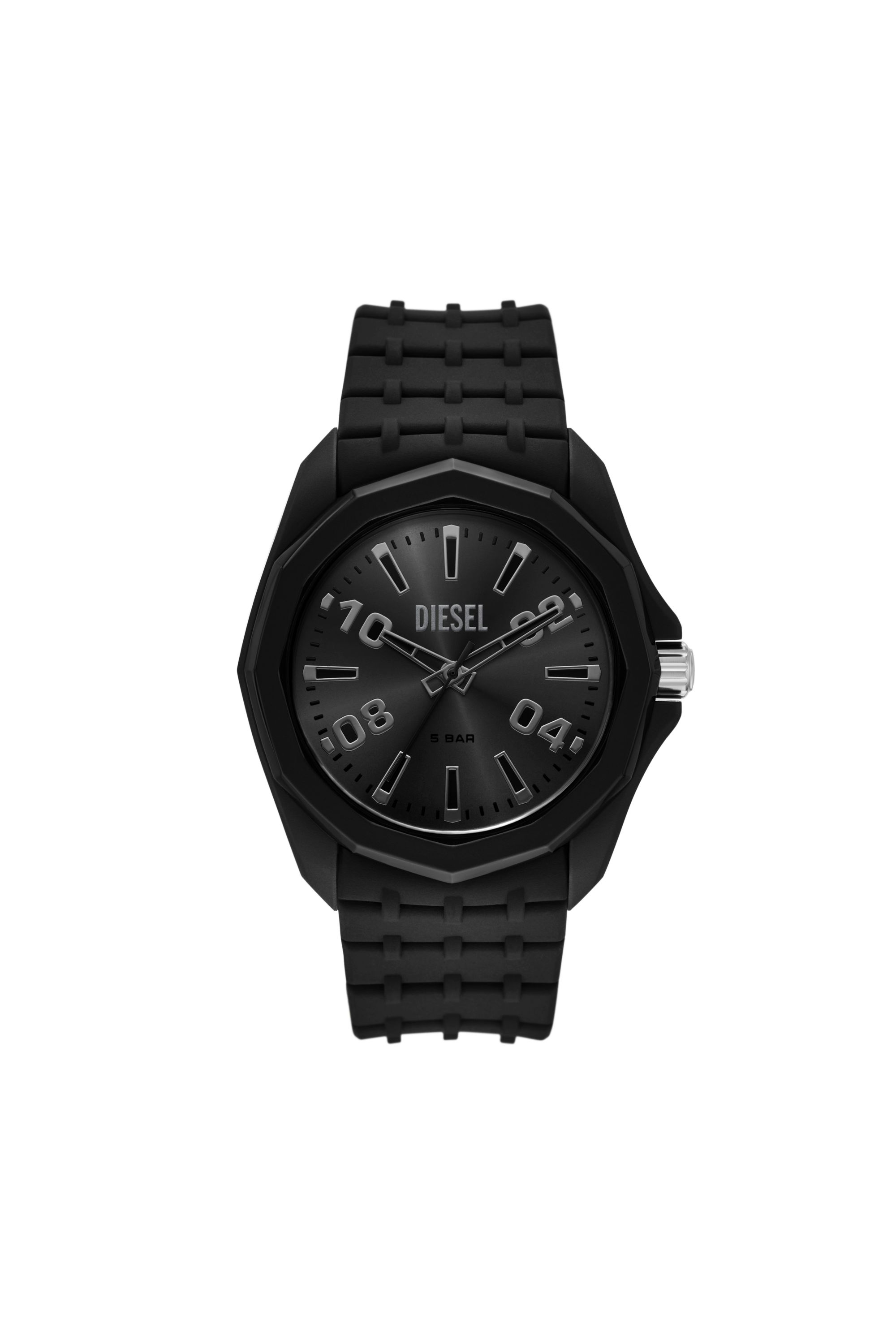 Diesel - DZ2243 WATCH, Herren Stinger Uhr aus schwarzem Silikon in Schwarz - 1