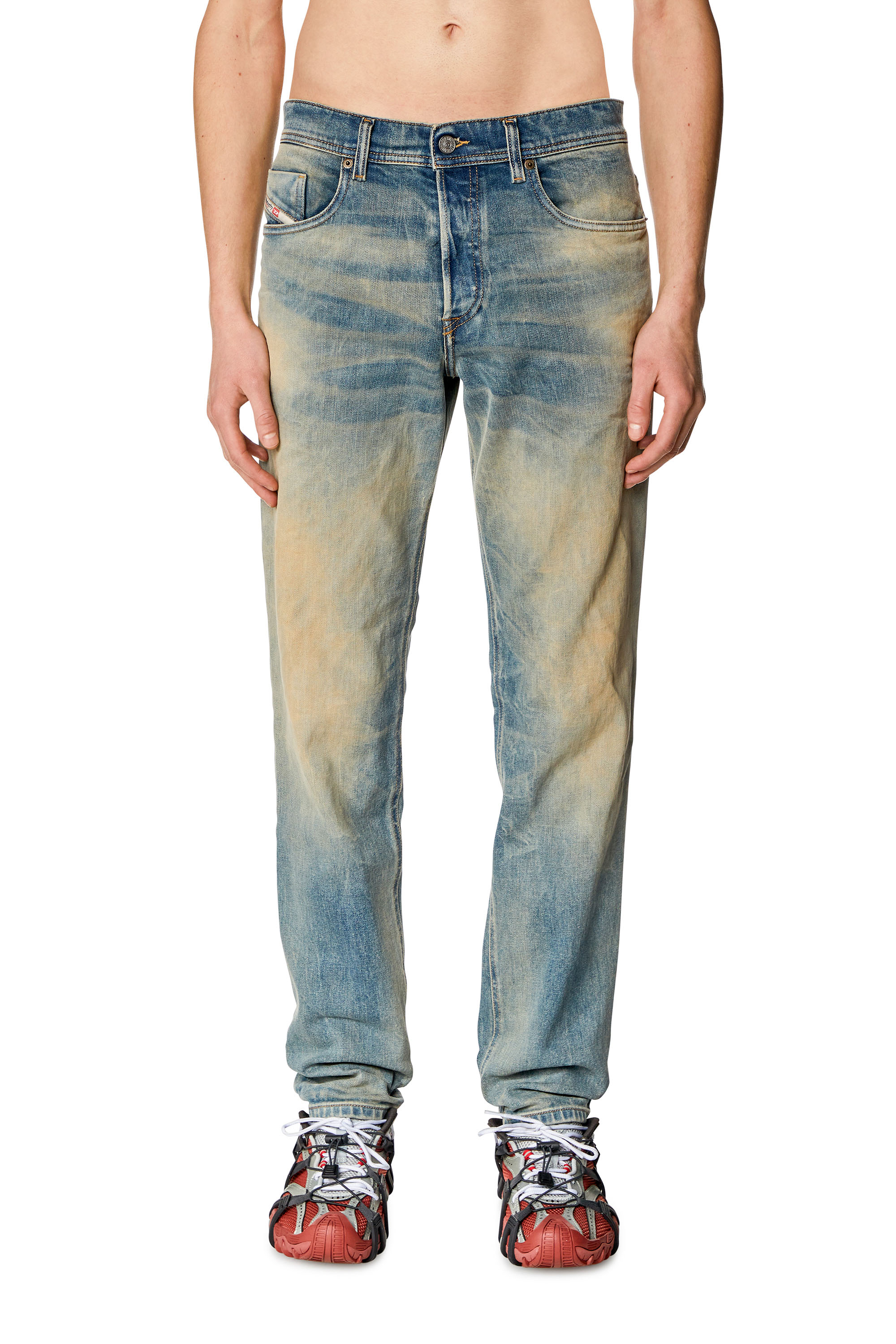 Diesel - Tapered Jeans 2023 D-Finitive 09H78, Mittelblau - Image 1