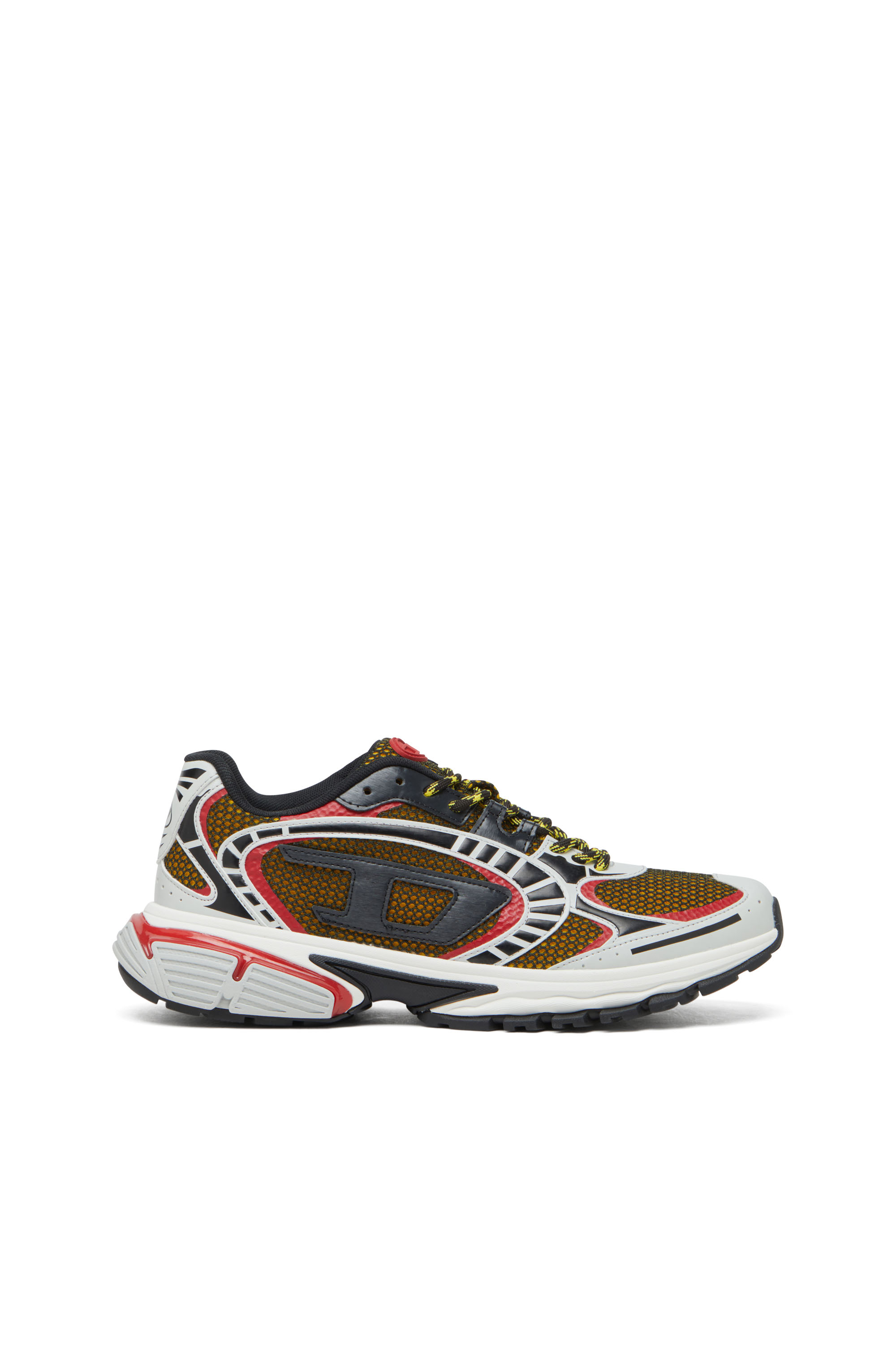 Diesel - S-PRO-V-DENSE LOW, S-Pro-V-Dense-Sneaker in rete con logo Oval D Uomo in Multicolor - 1