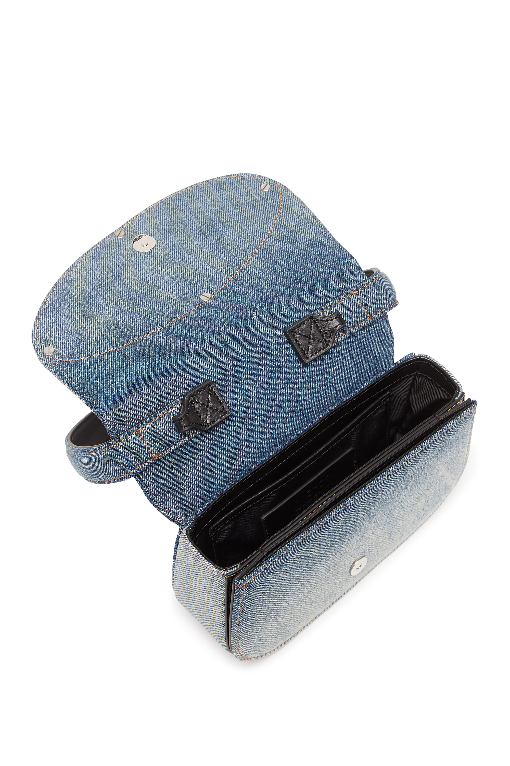 Diesel - 1DR, 1DR - Sac épaule iconique en denim solarisé Femme in Polychrome - 3