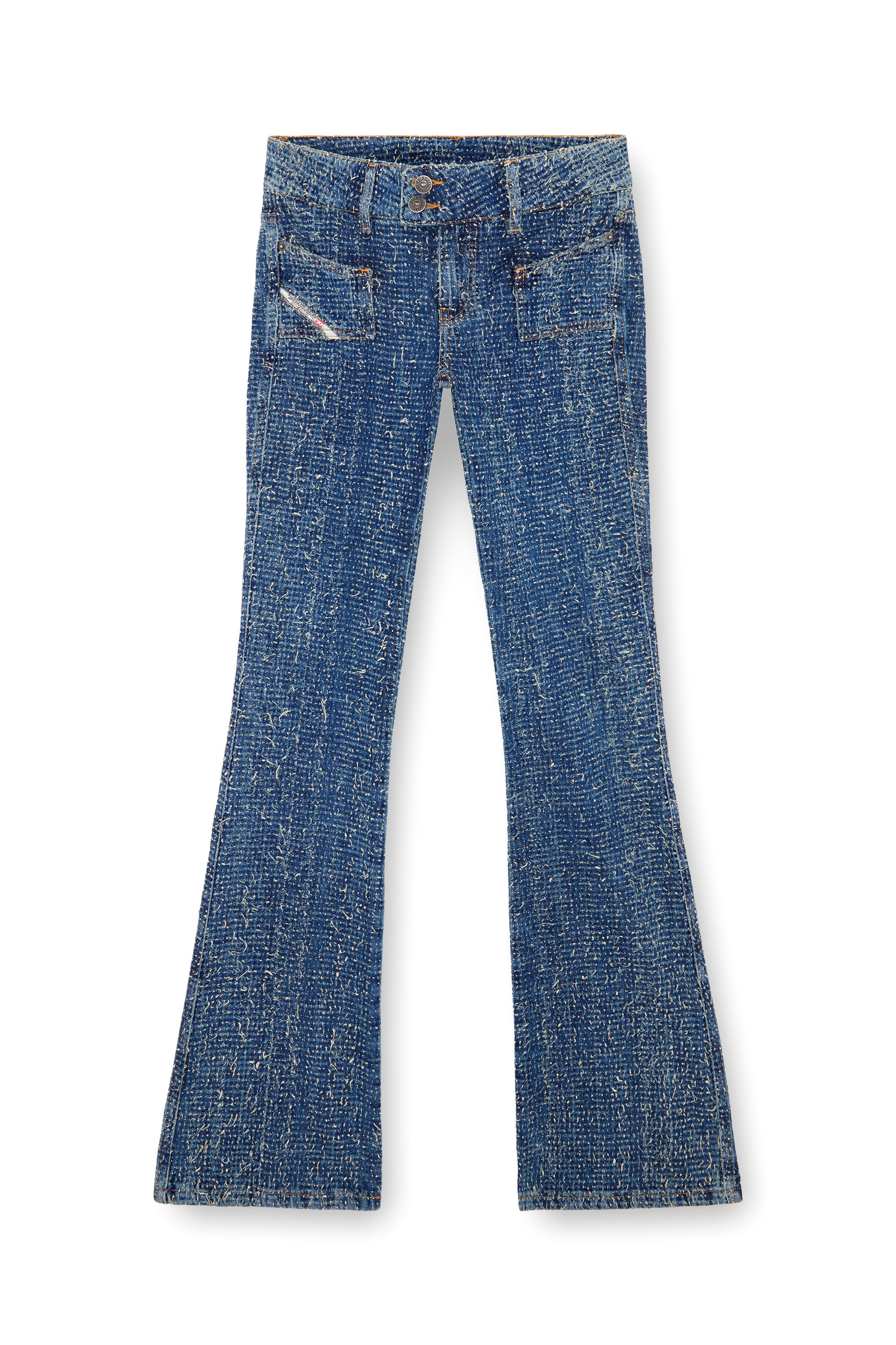 Diesel - Donna Bootcut and Flare Jeans D-Ebush 0PGAH, Blu medio - Image 5